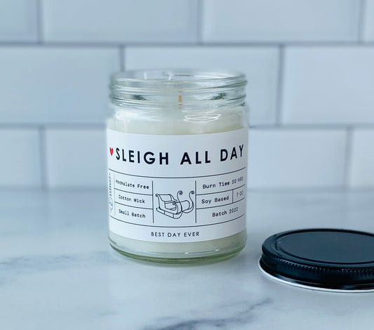 Sleigh All Day Candle