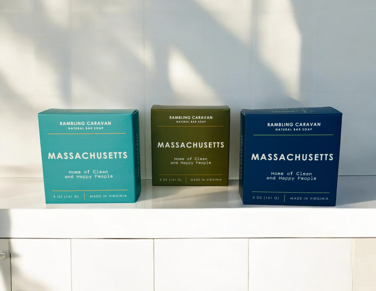 Bar Soap - Massachusetts - All Natural