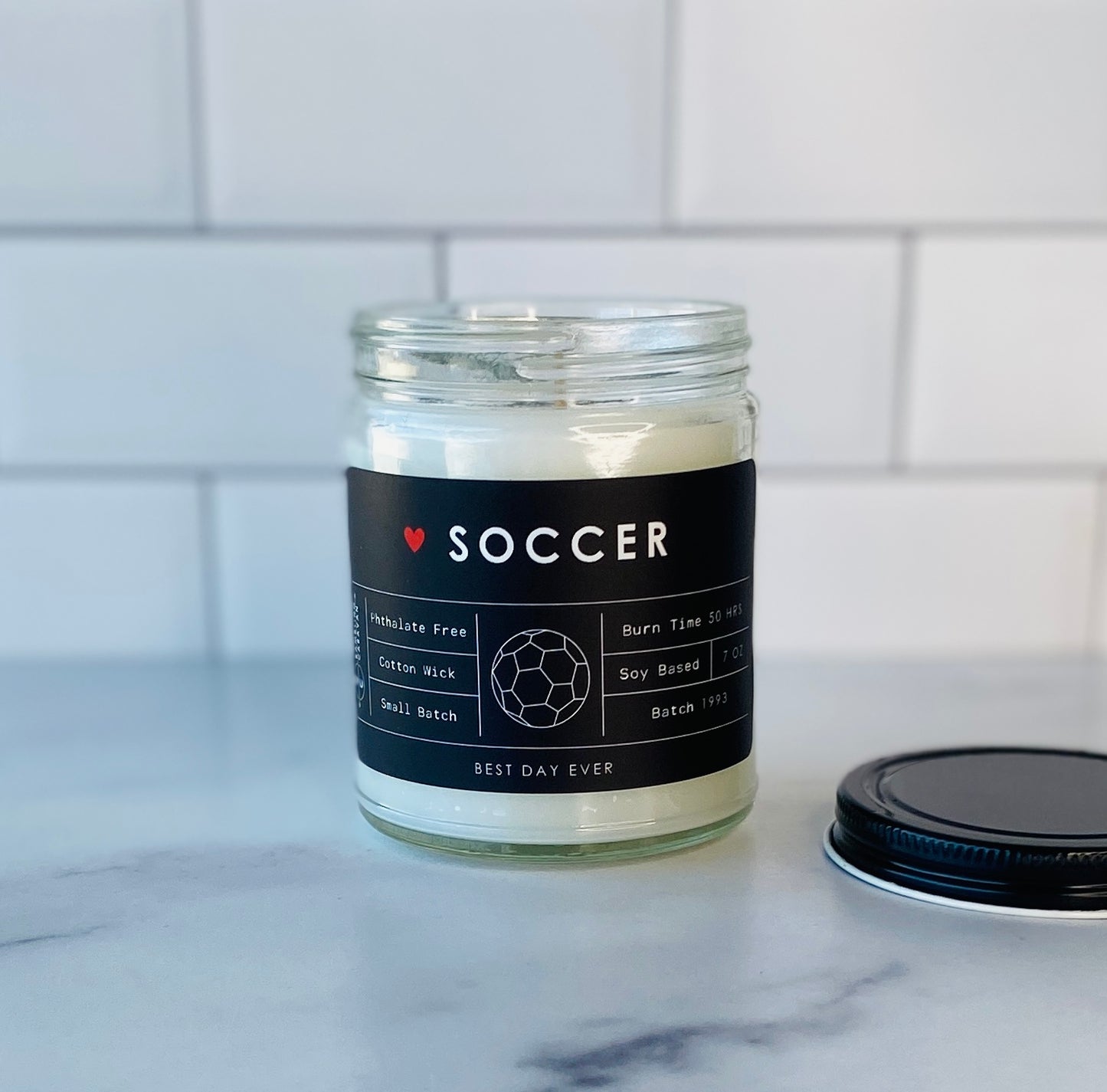 Soccer Candle