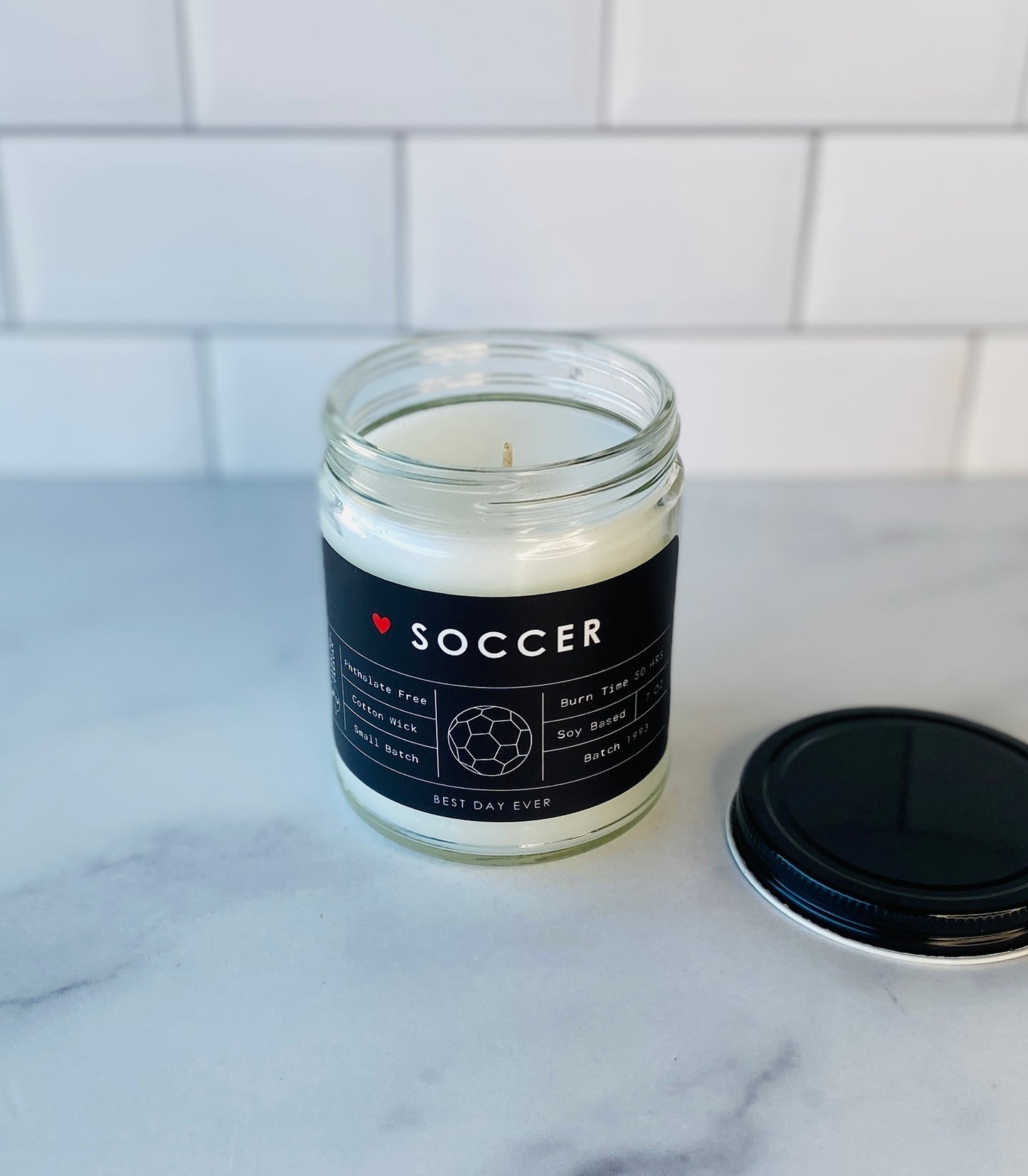 Soccer Candle