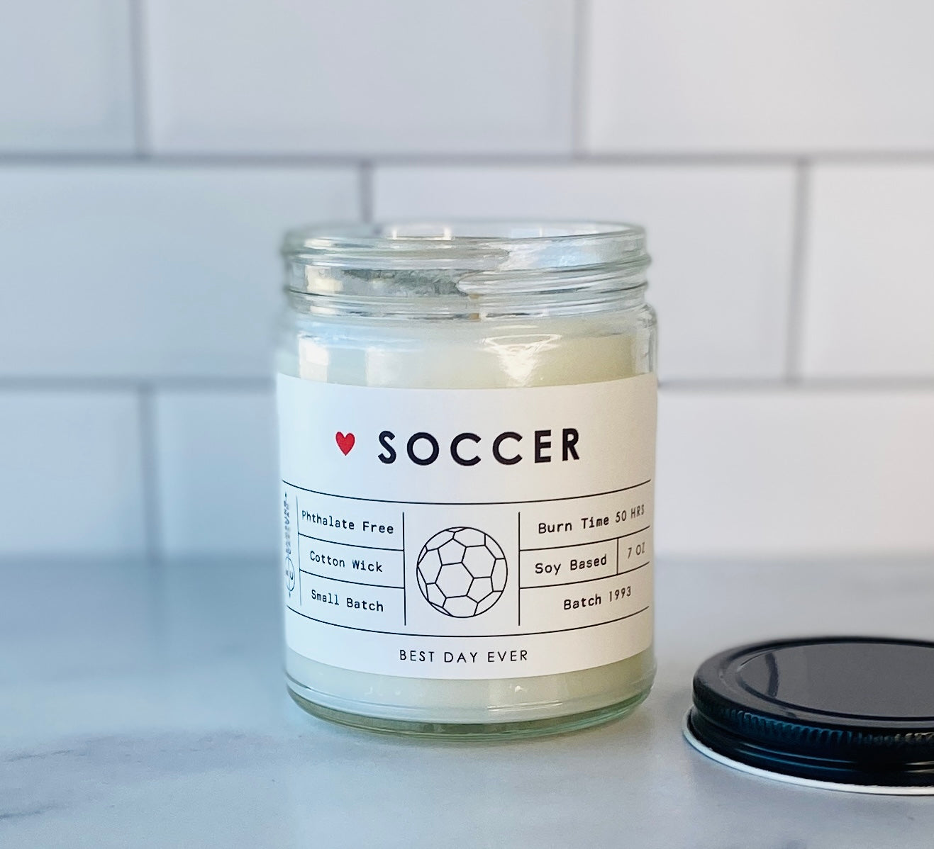 Soccer Candle