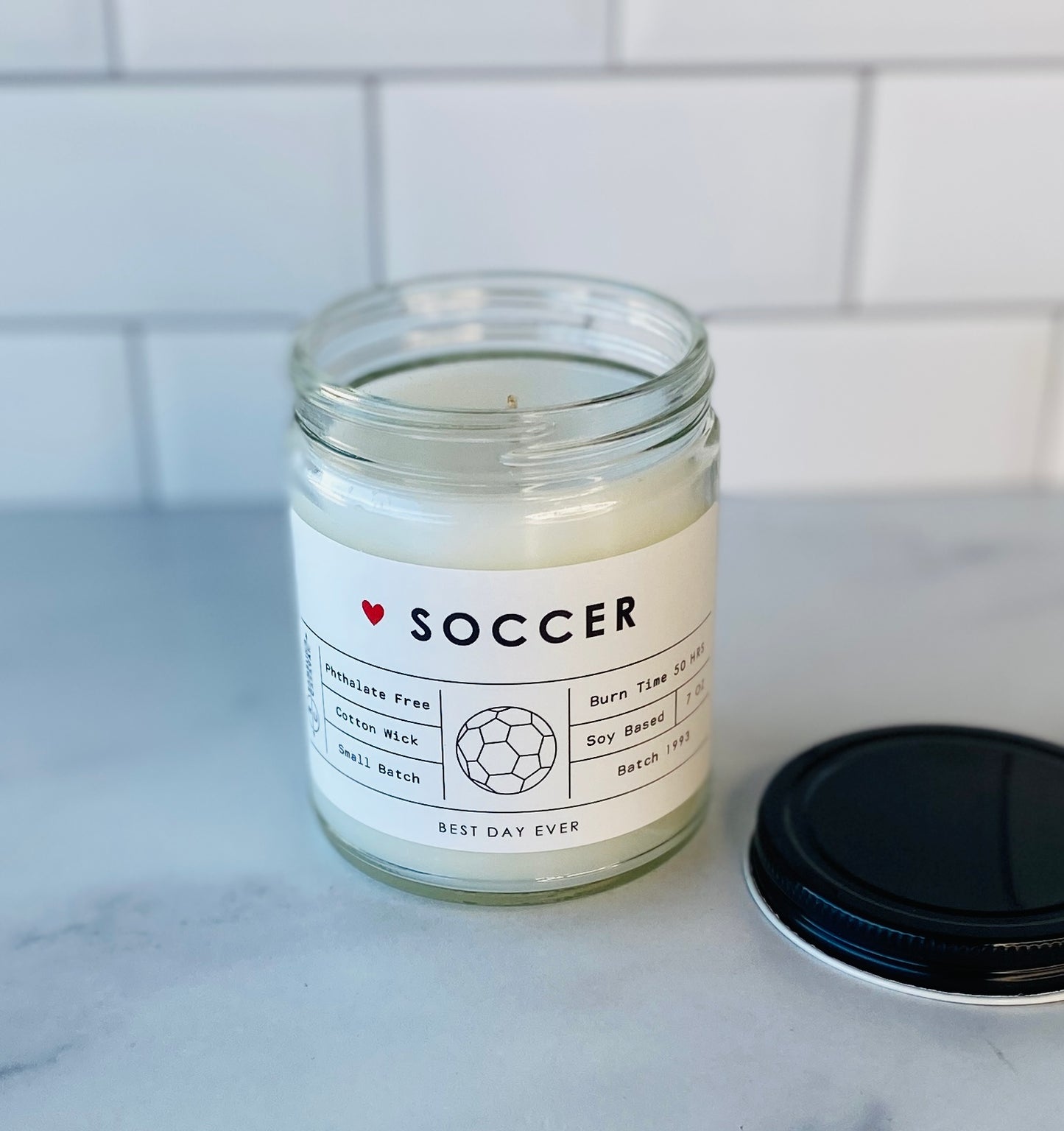 Soccer Candle