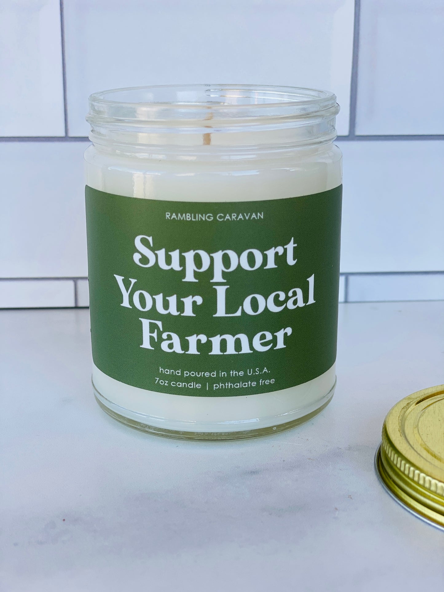 Support Your Local Farmer Candle