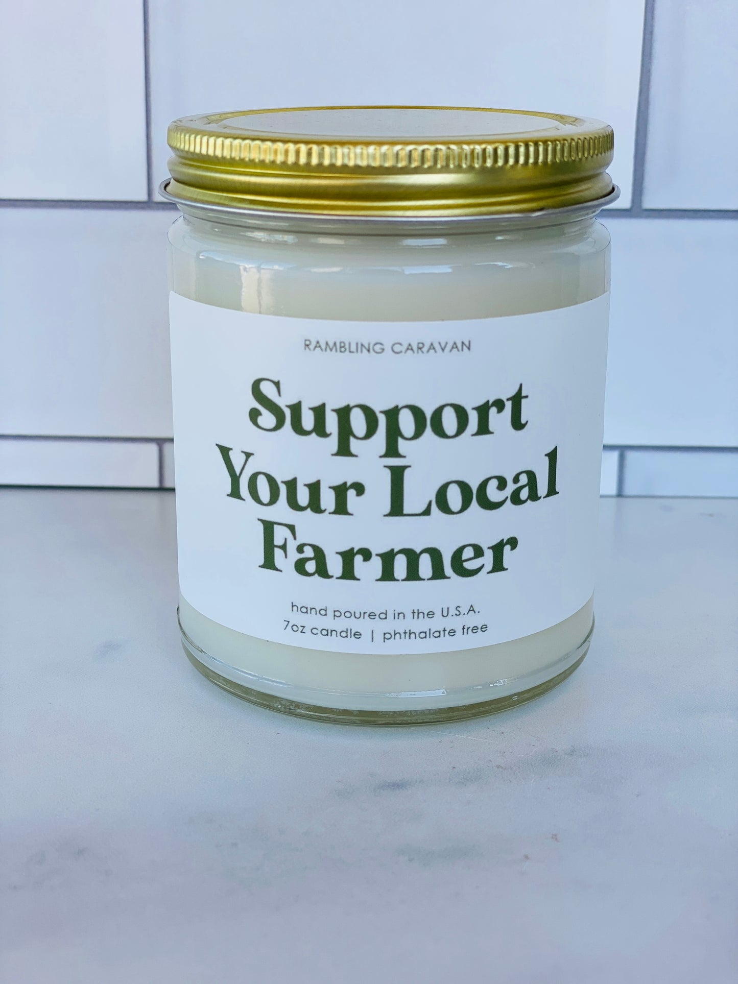 Support Your Local Farmer Candle