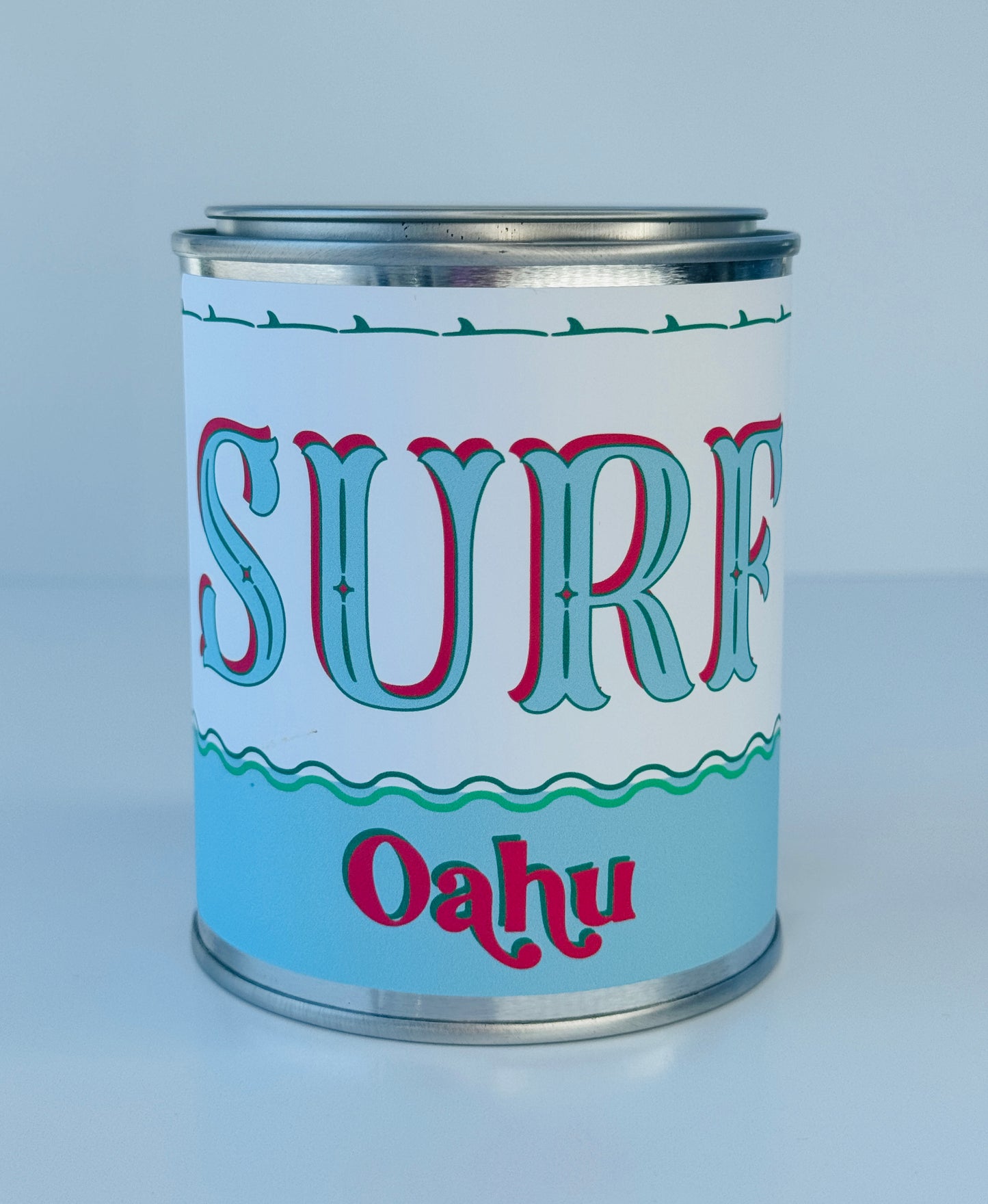 Surf Oahu - Paint Tin Candle