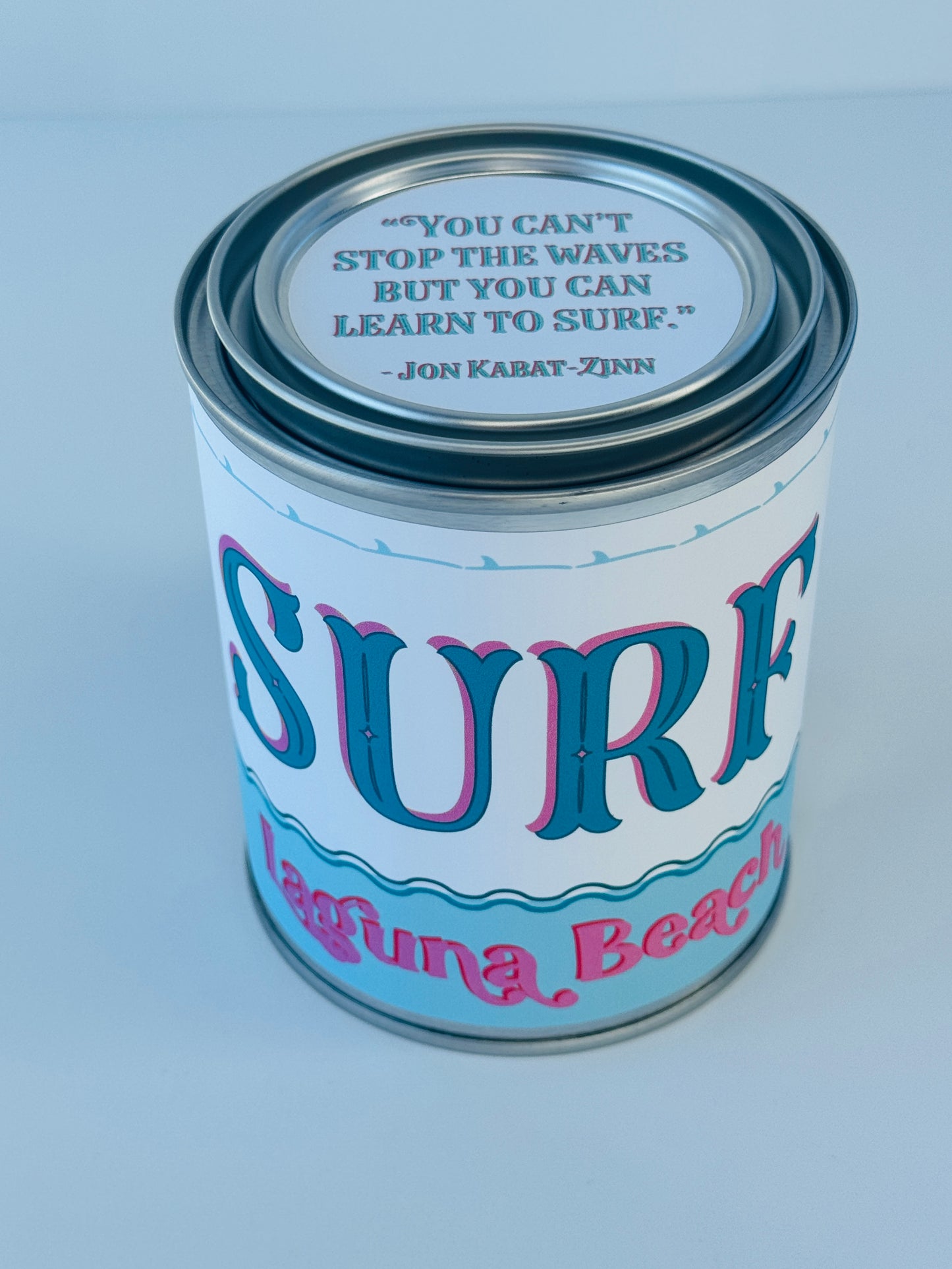 Surf Laguna Beach - Paint Tin Candle