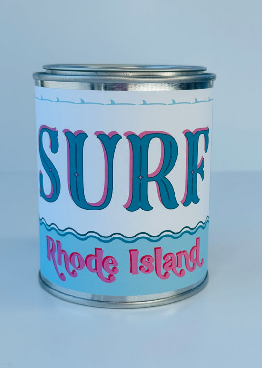 Surf Rhode Island - Paint Tin Candle