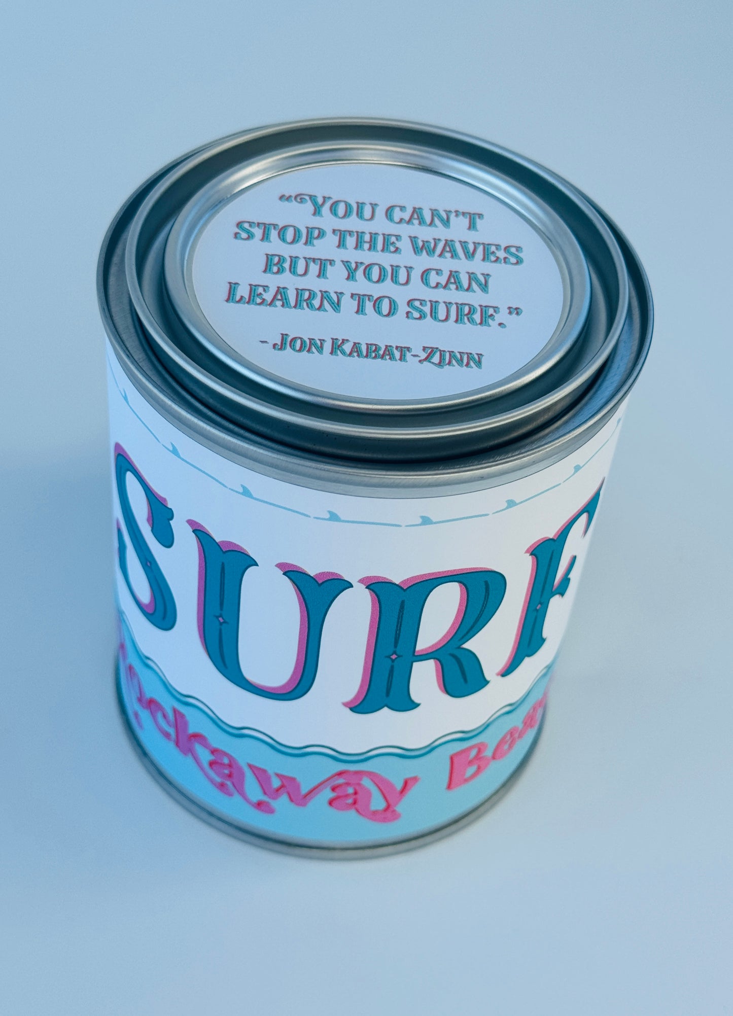 Surf Rockaway Beach - Paint Tin Candle