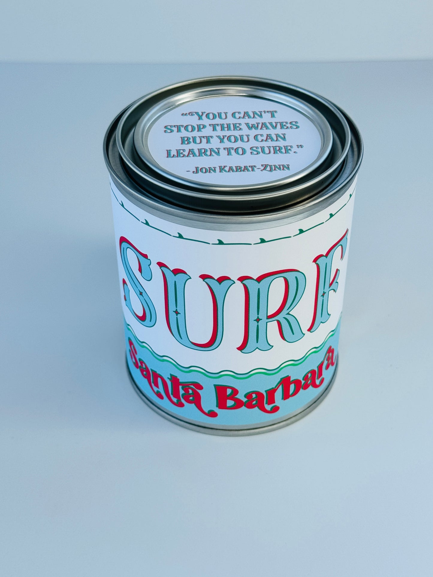 Surf Santa Barbara - Paint Tin Candle