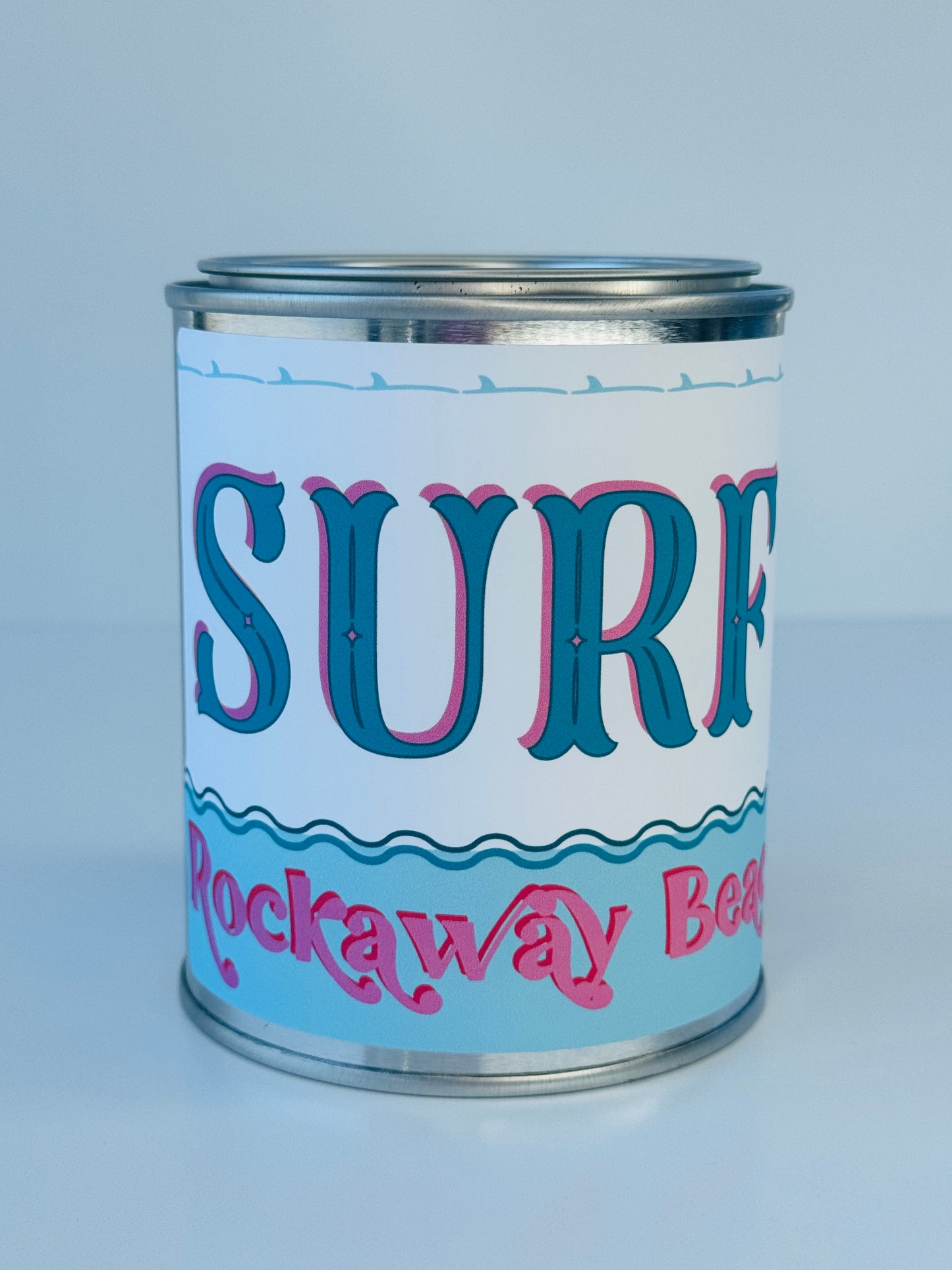 Surf Rockaway Beach - Paint Tin Candle