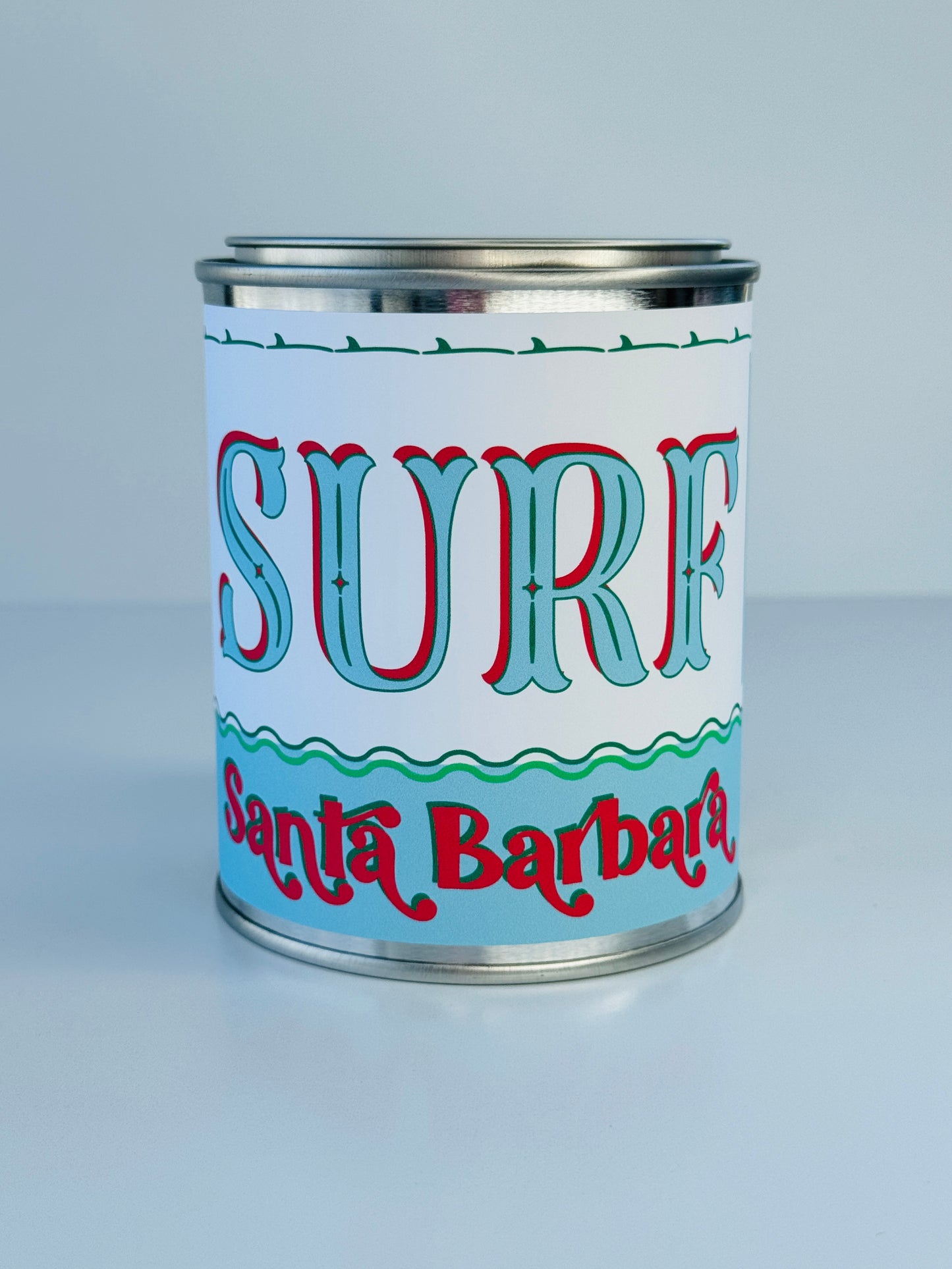 Surf Santa Barbara - Paint Tin Candle