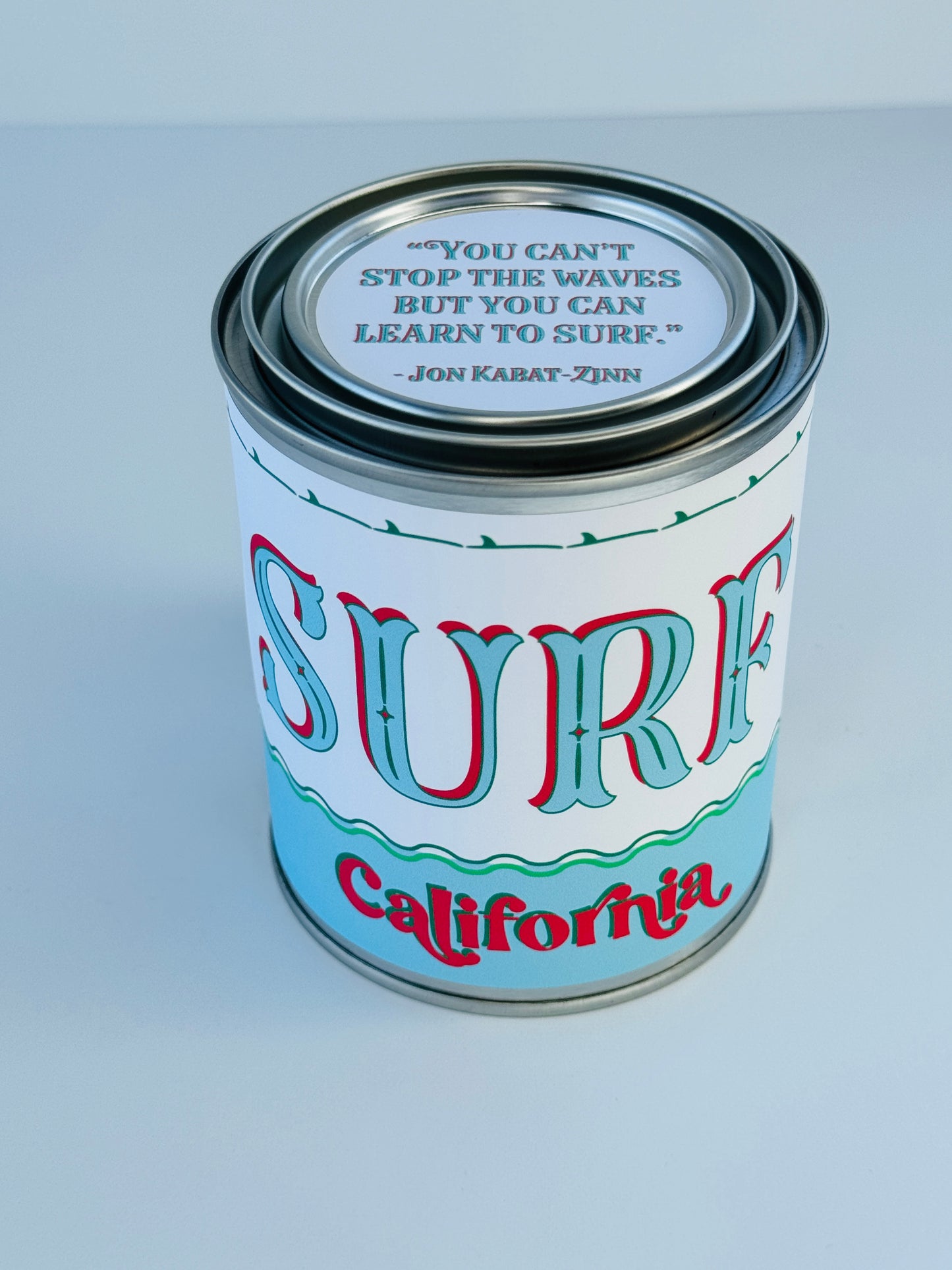 Surf California - Paint Tin Candle