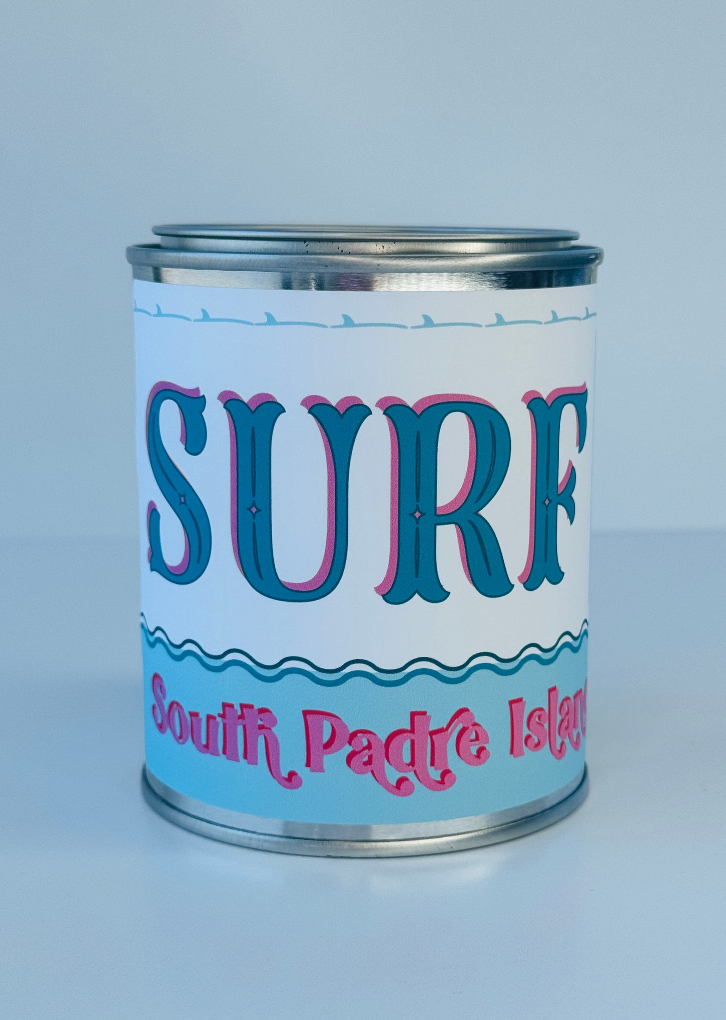 Surf South Padre Island - Paint Tin Candle