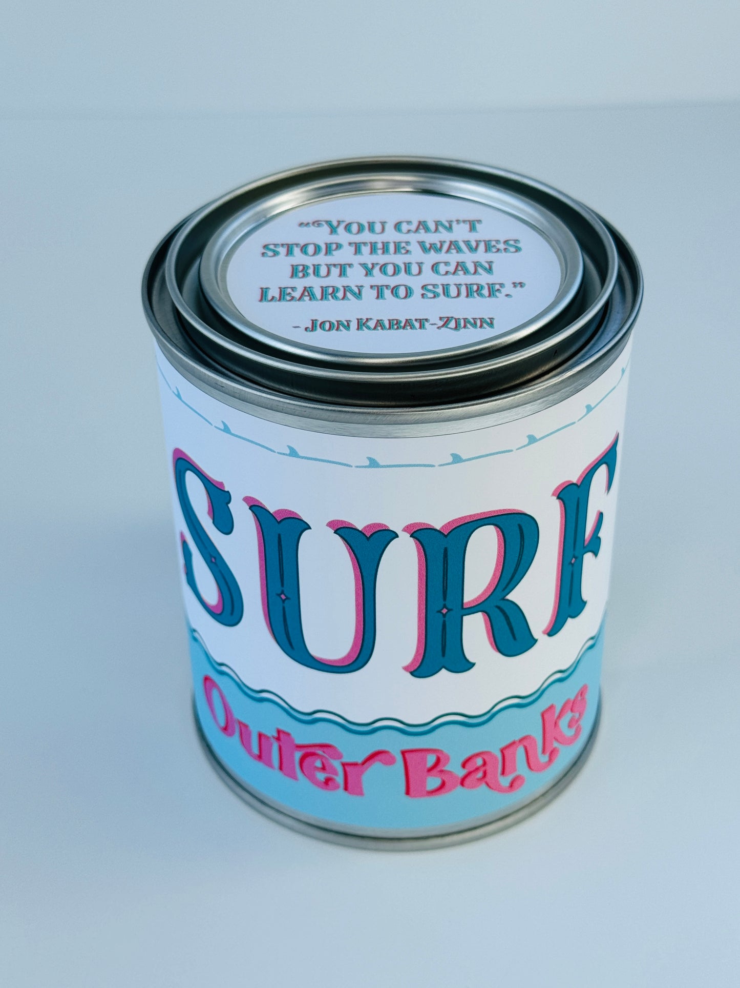 Surf Outer Banks- Paint Tin Candle