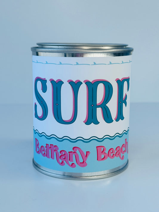 Surf Bethany Beach - Paint Tin Candle