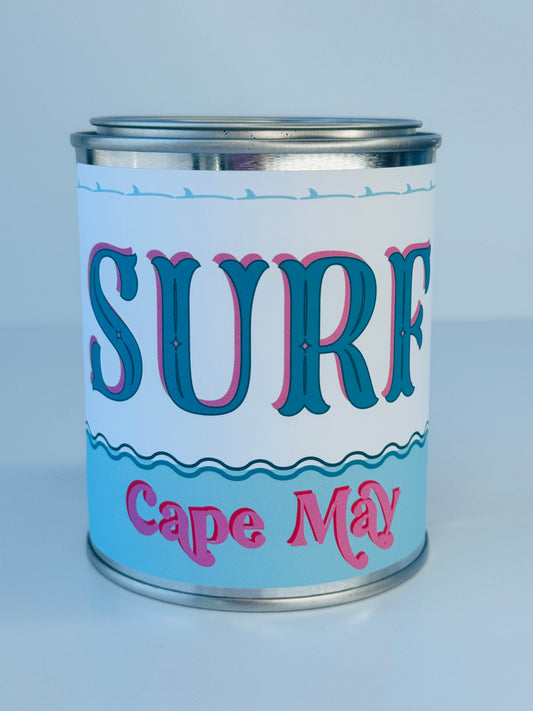 Surf Cape May - Paint Tin Candle