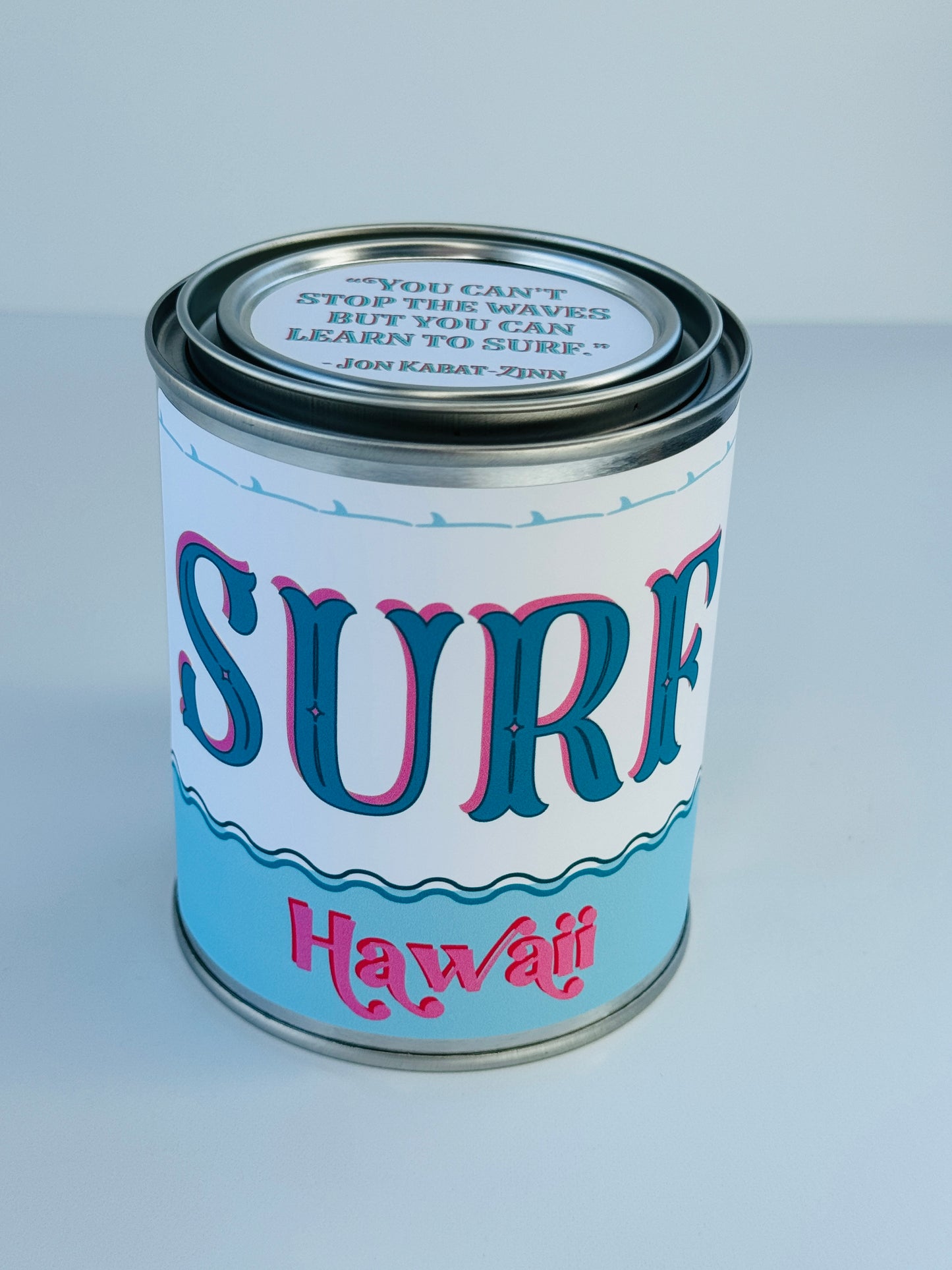 Surf Hawaii - Paint Tin Candle