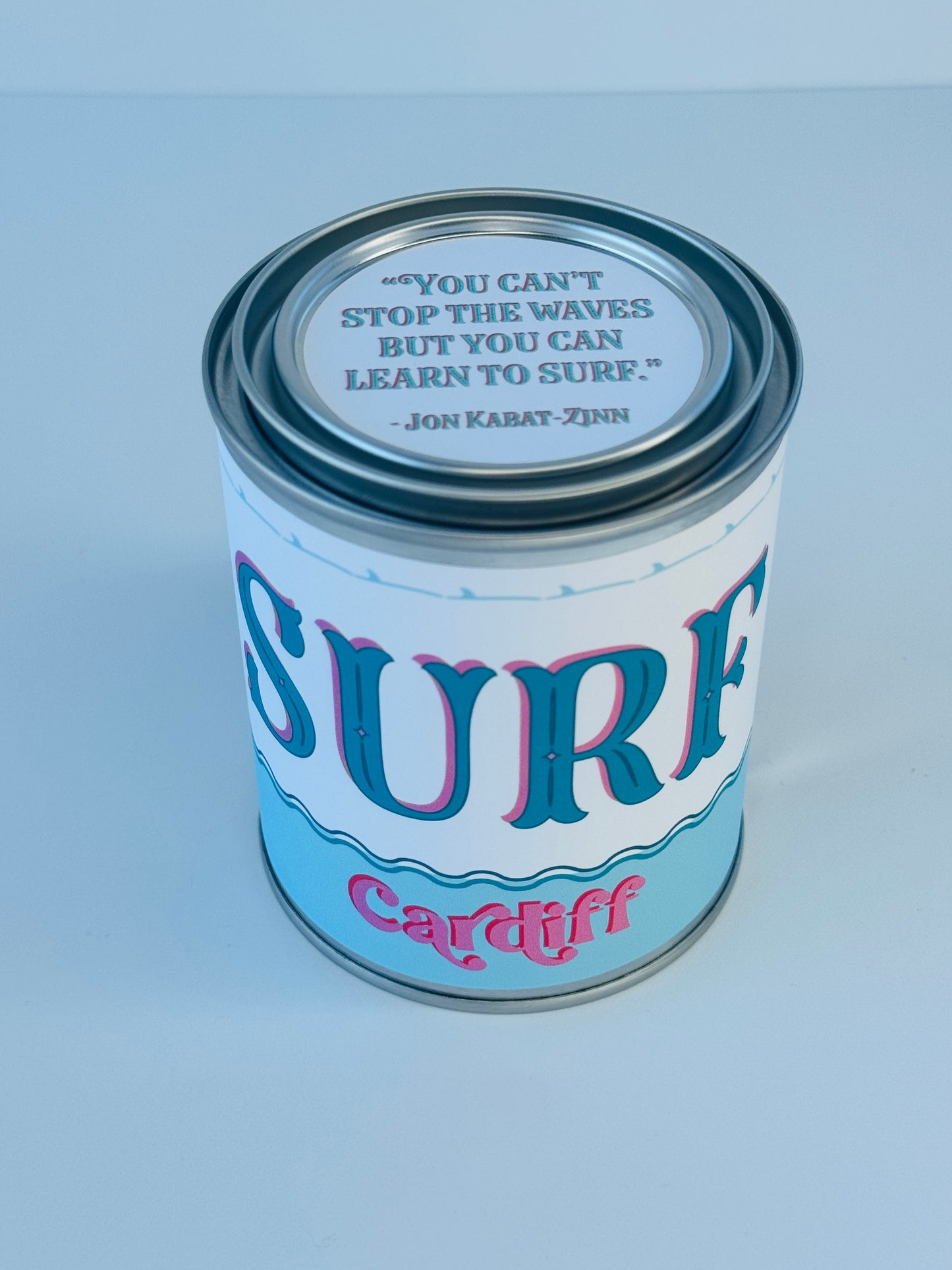 Surf Cardiff - Paint Tin Candle