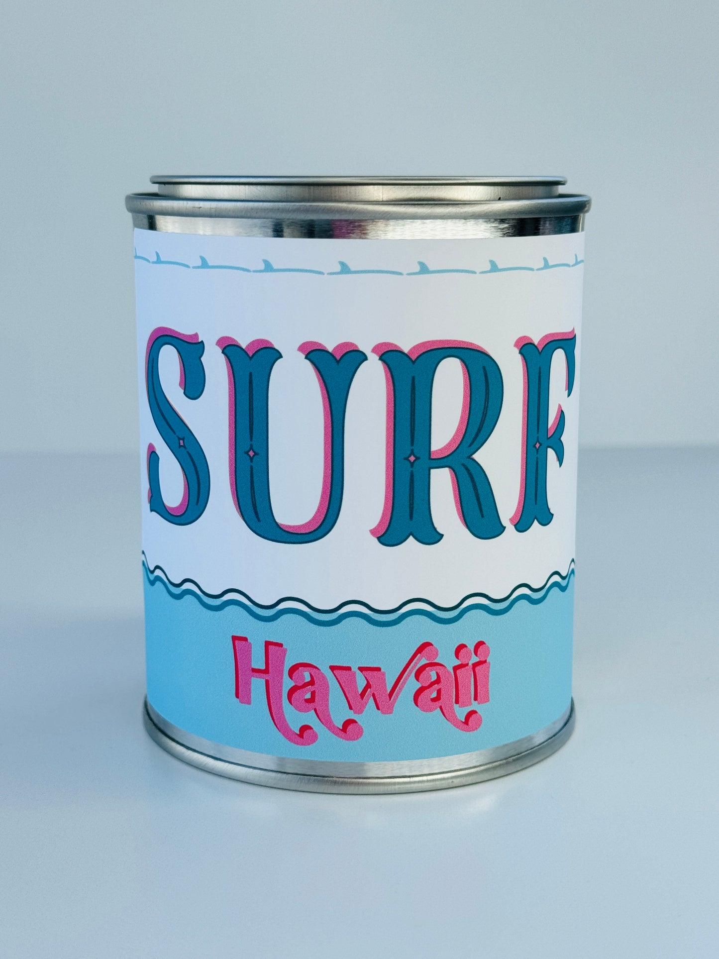 Surf Hawaii - Paint Tin Candle