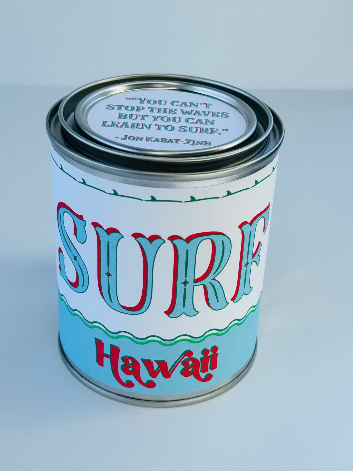 Surf Hawaii - Paint Tin Candle