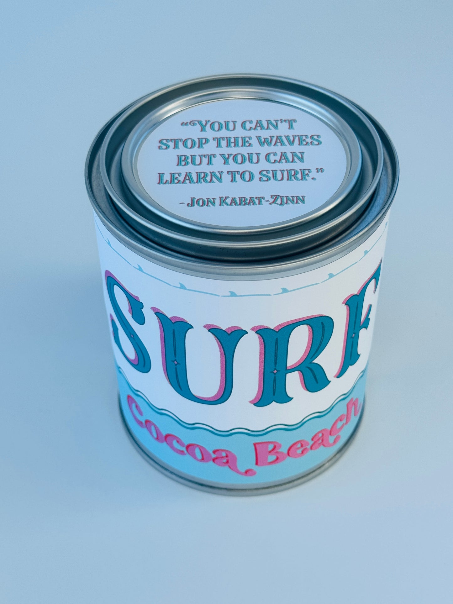 Surf Cocoa Beach - Paint Tin Candle