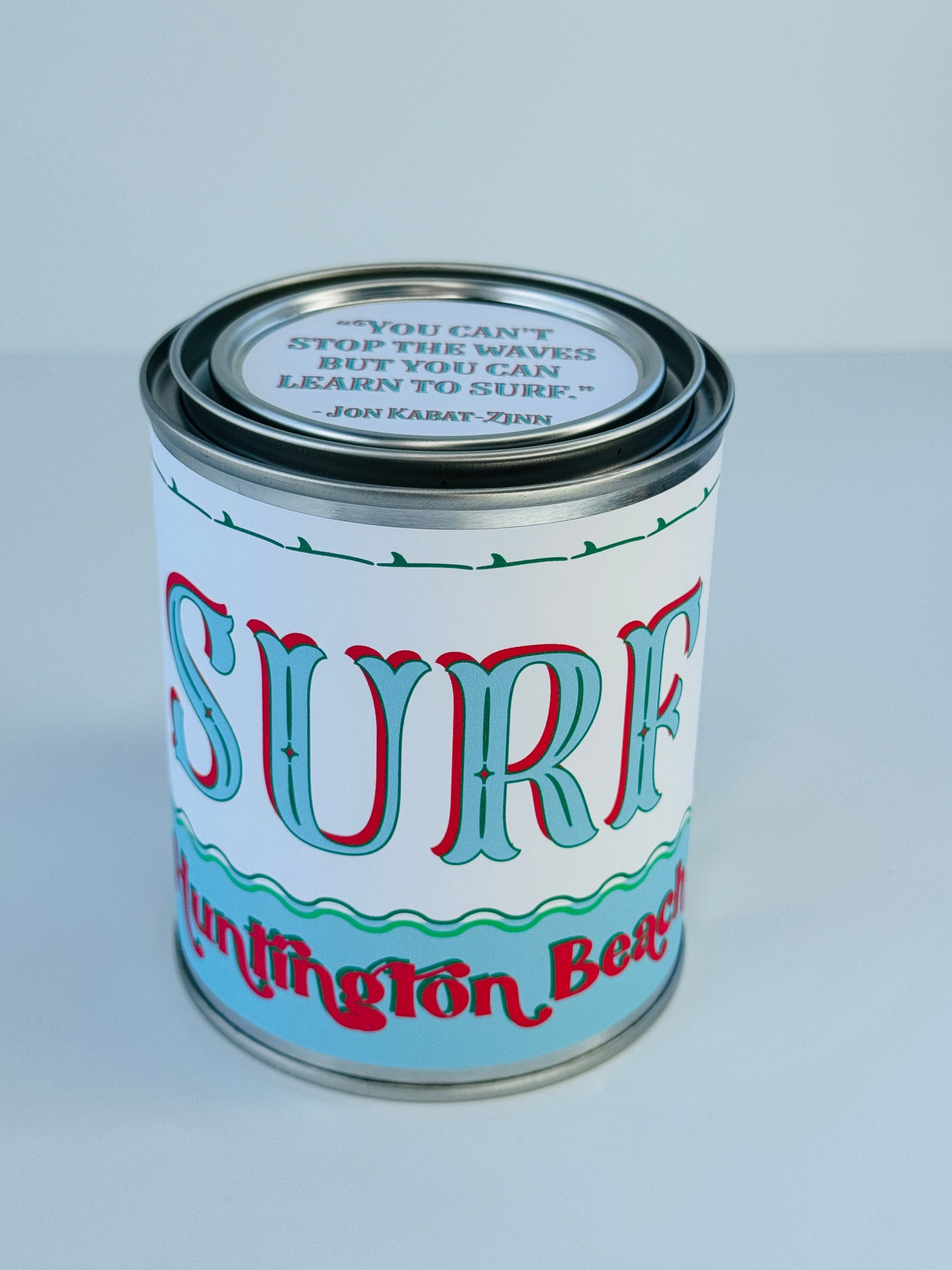 Surf Huntington Beach - Paint Tin Candle