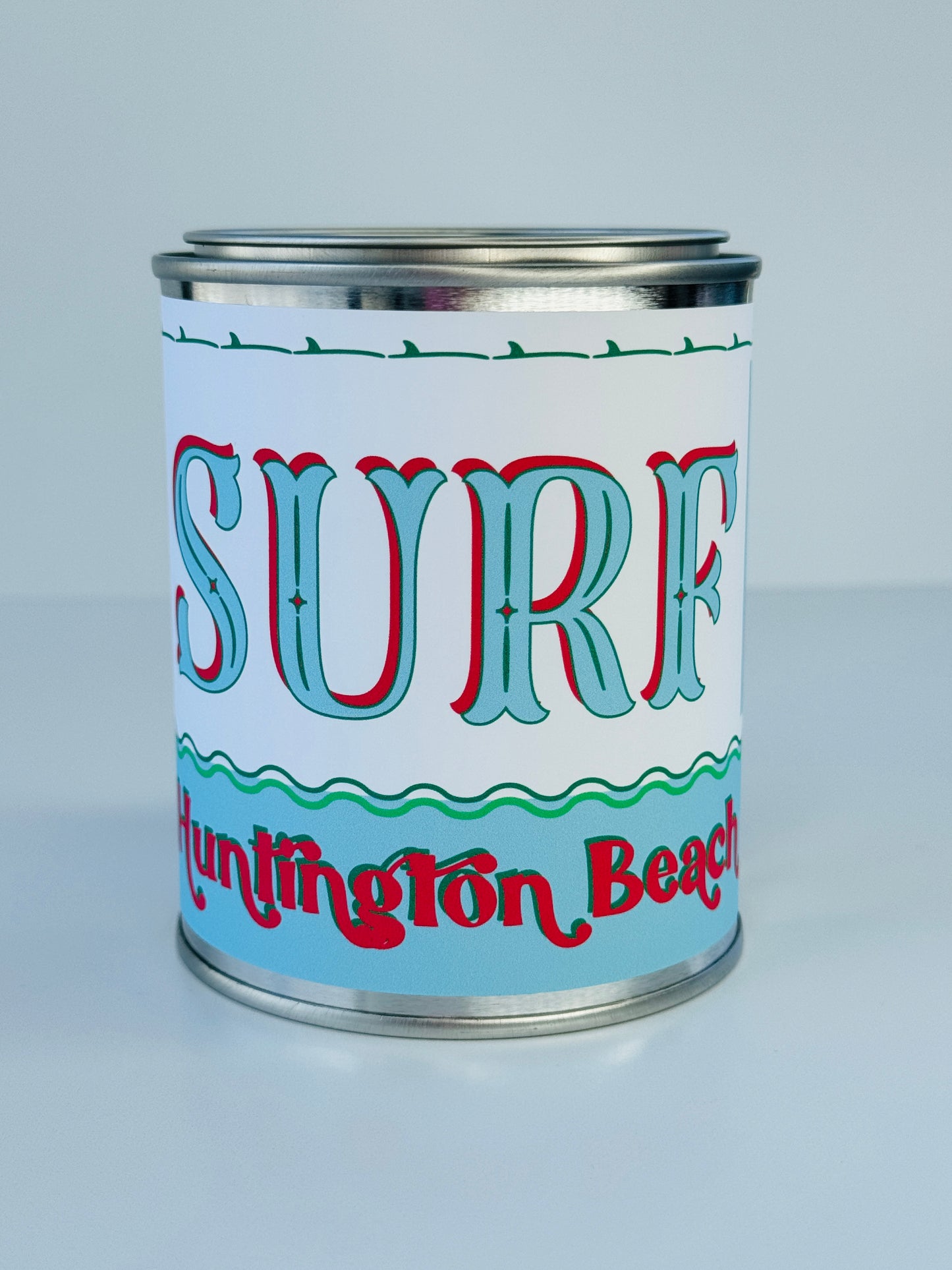 Surf Huntington Beach - Paint Tin Candle