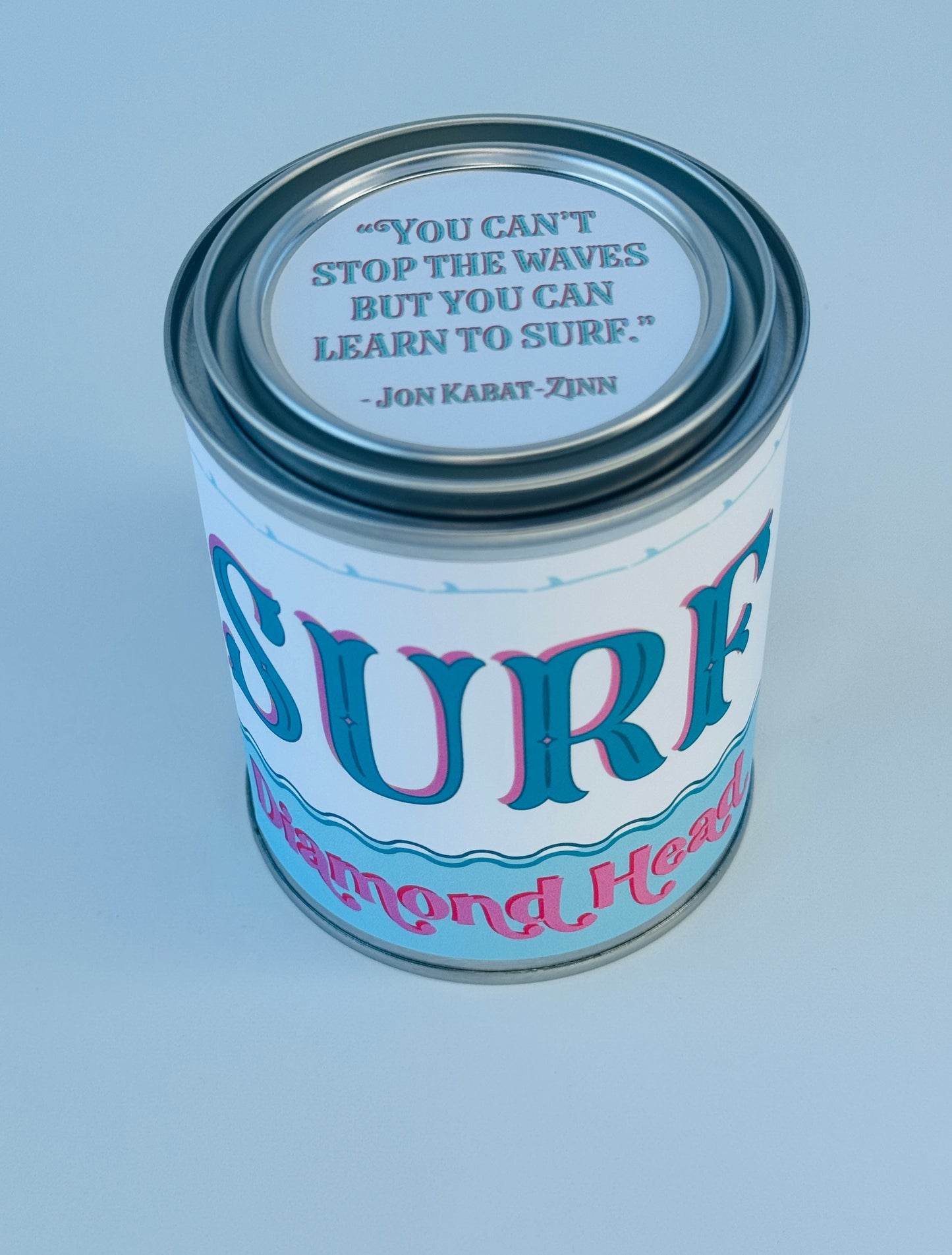 Surf Diamond Head - Paint Tin Candle