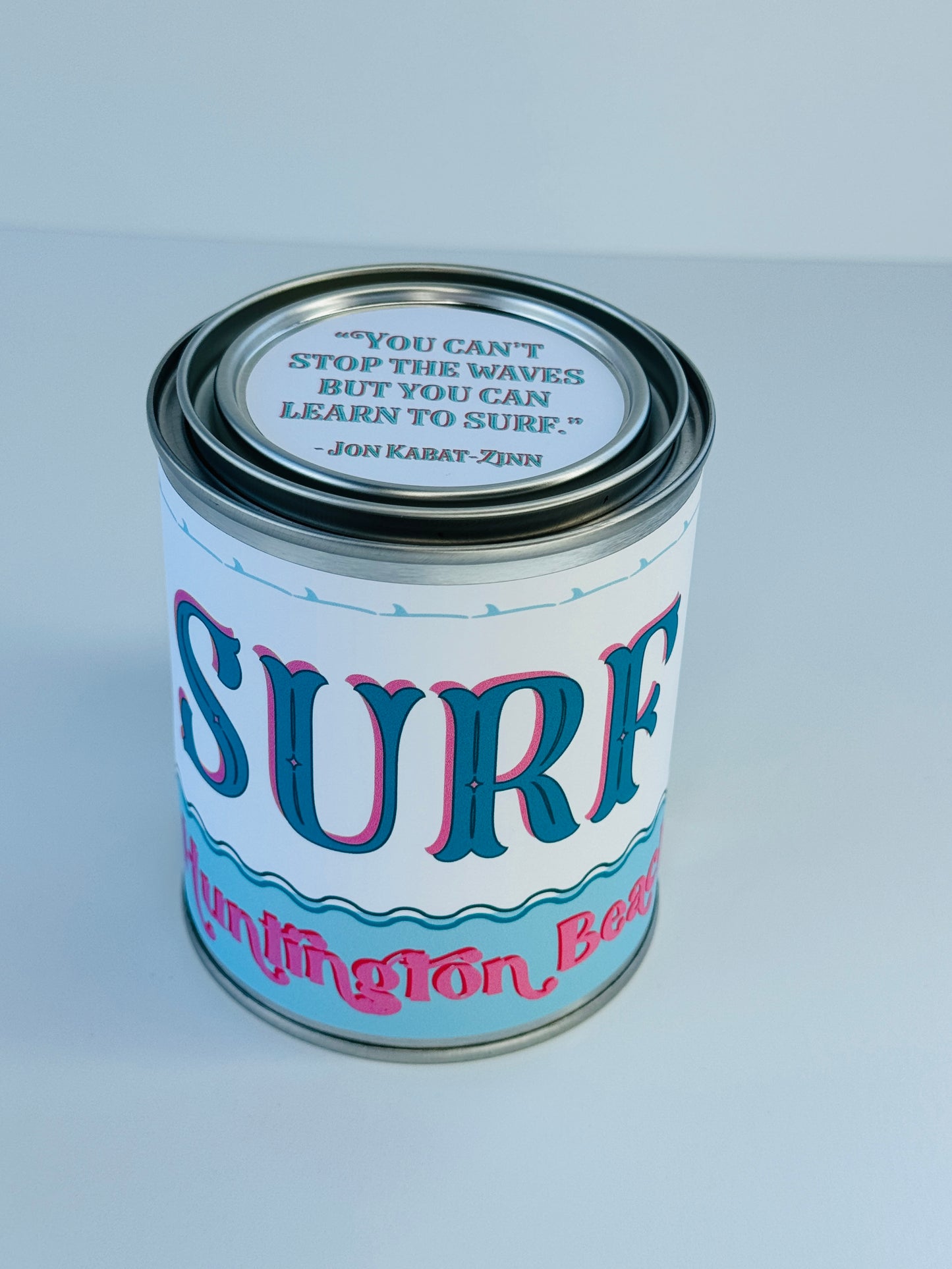 Surf Huntington Beach - Paint Tin Candle