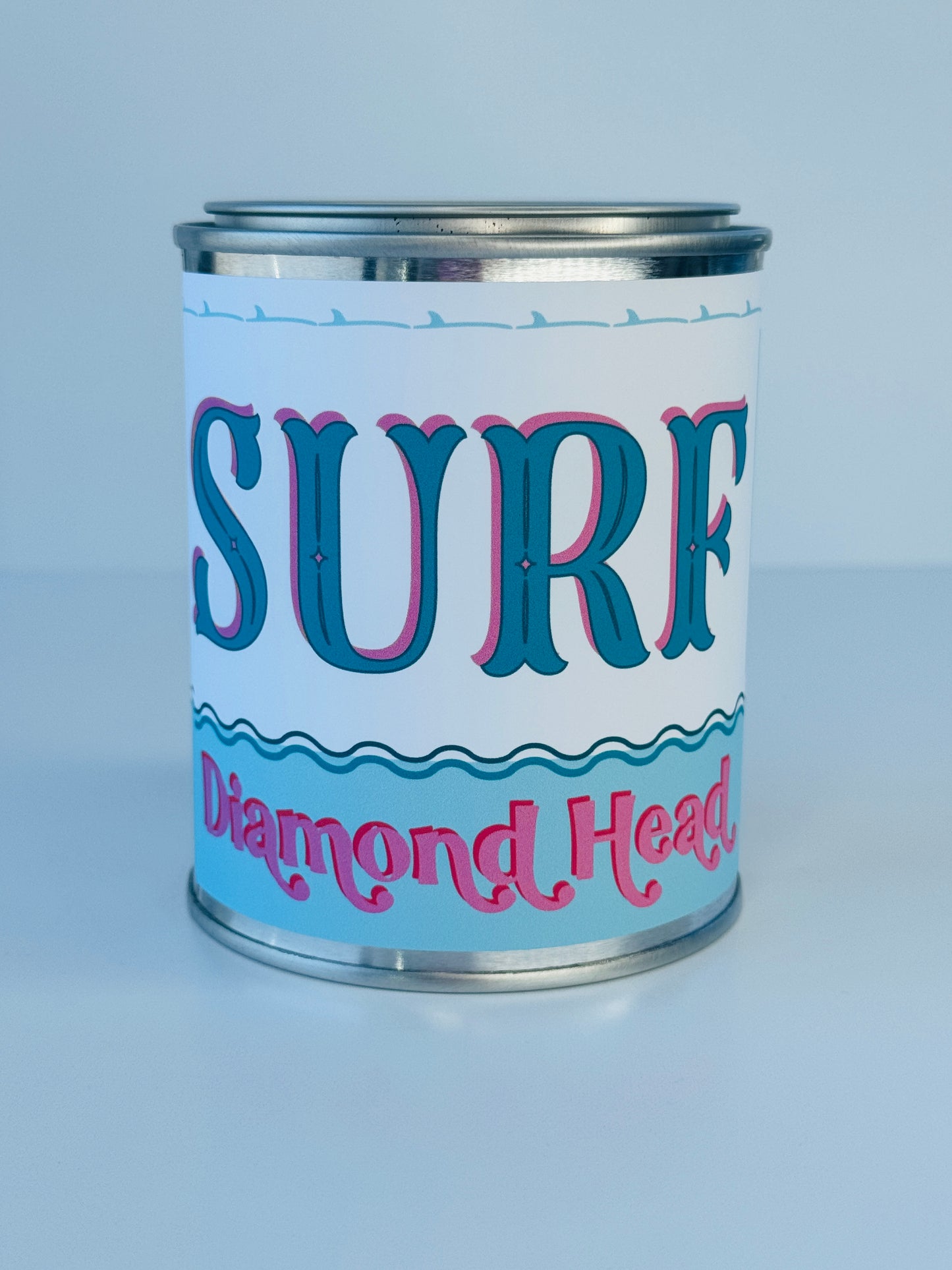 Surf Diamond Head - Paint Tin Candle