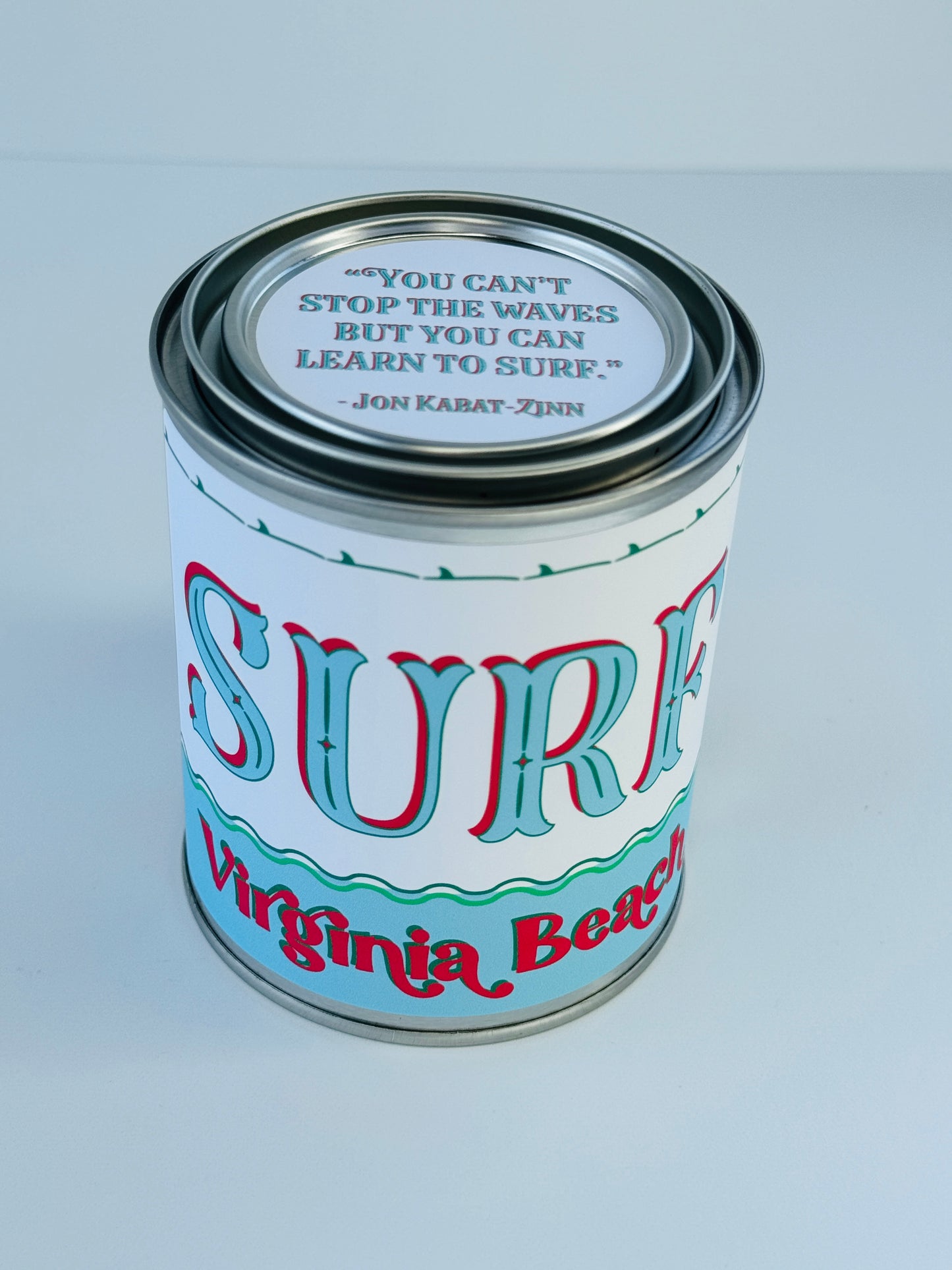 Surf Virginia Beach - Paint Tin Candle