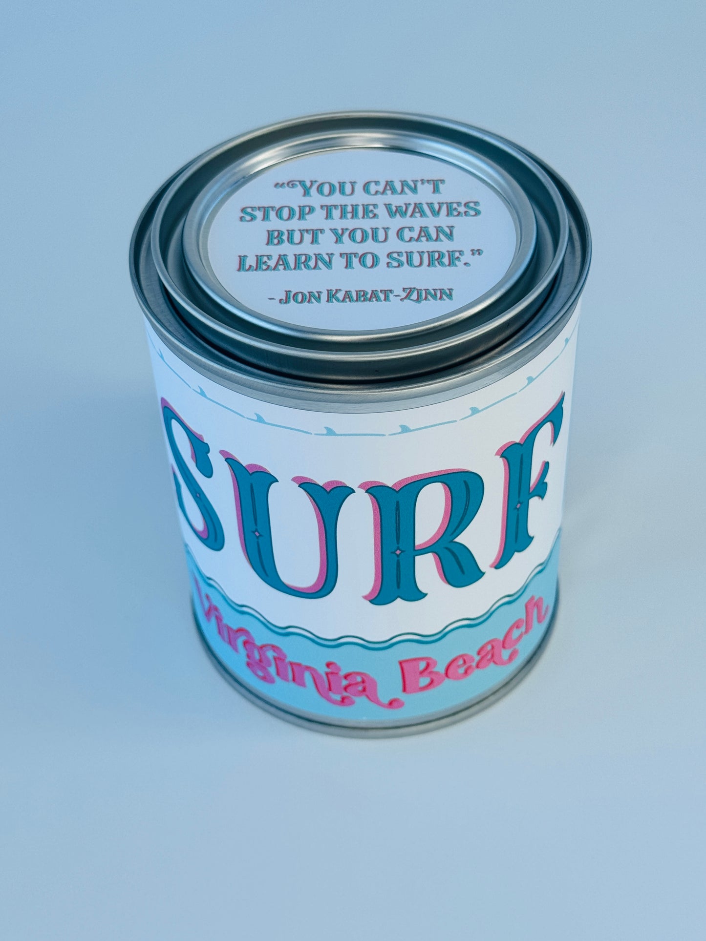 Surf Virginia Beach - Paint Tin Candle