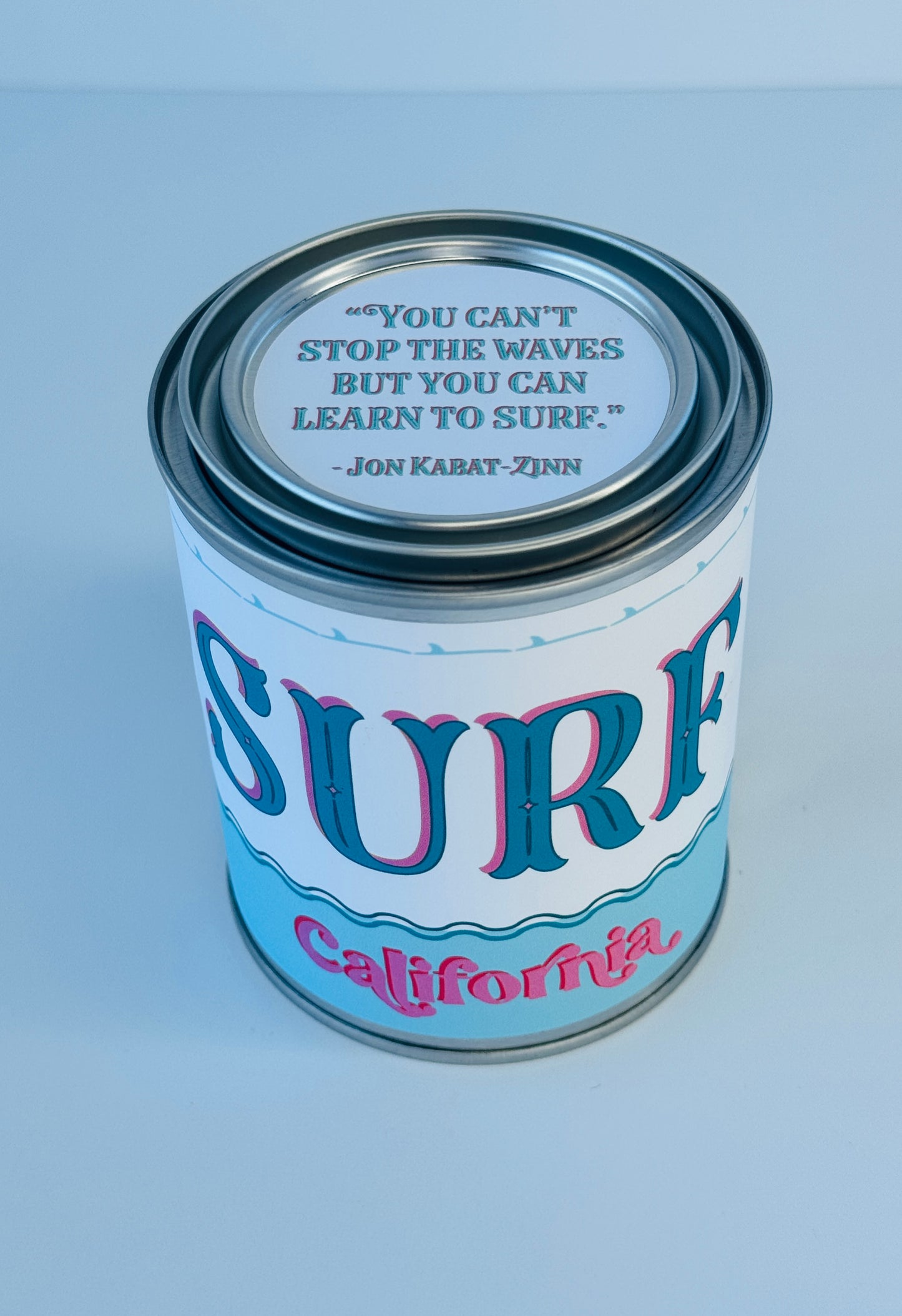 Surf California - Paint Tin Candle