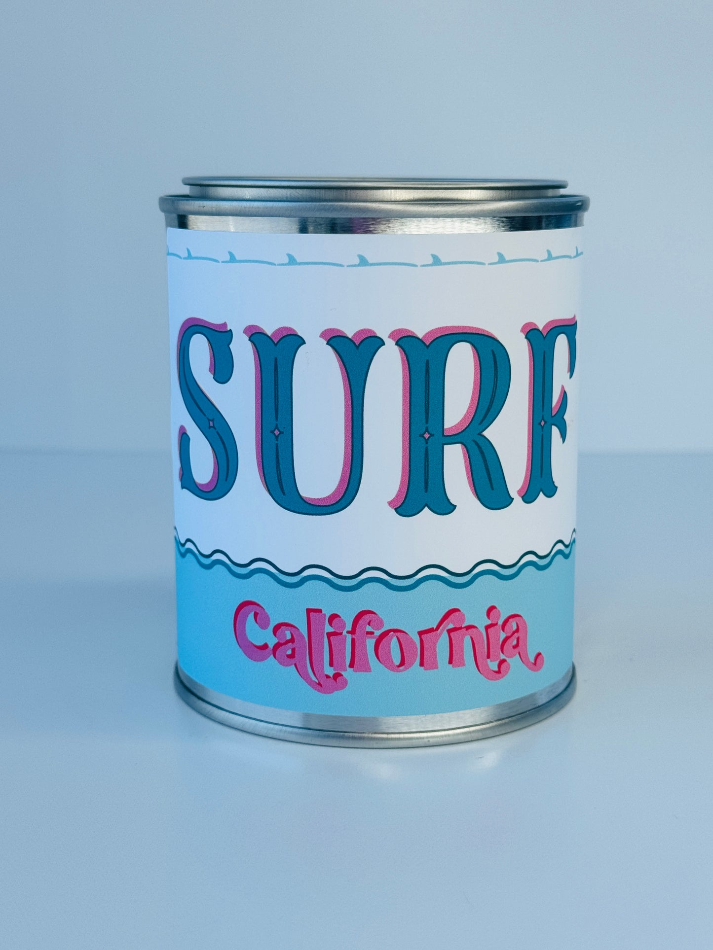 Surf California - Paint Tin Candle