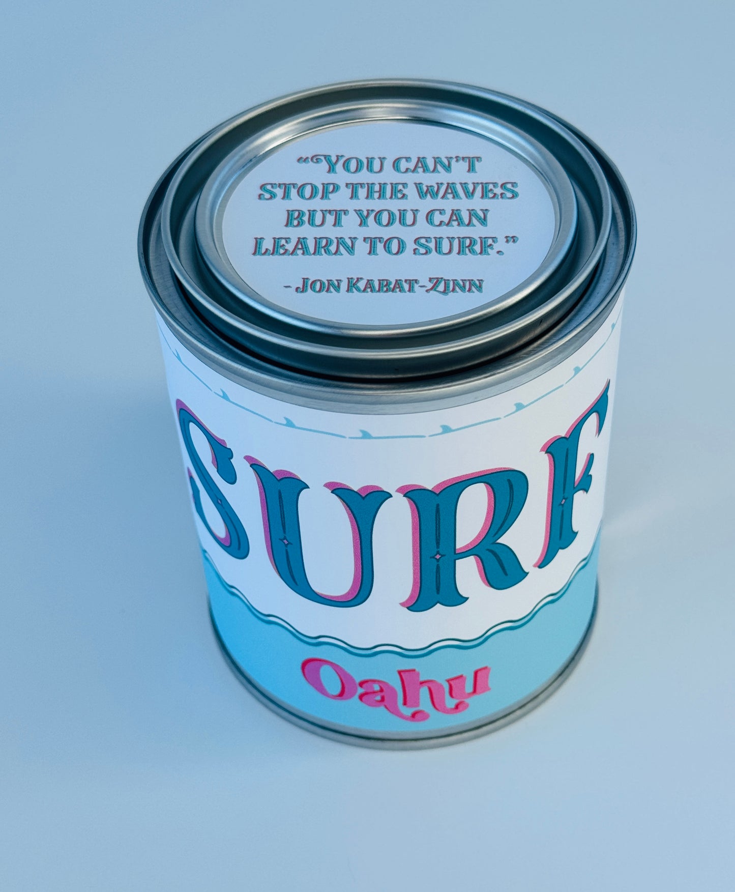 Surf Oahu - Paint Tin Candle