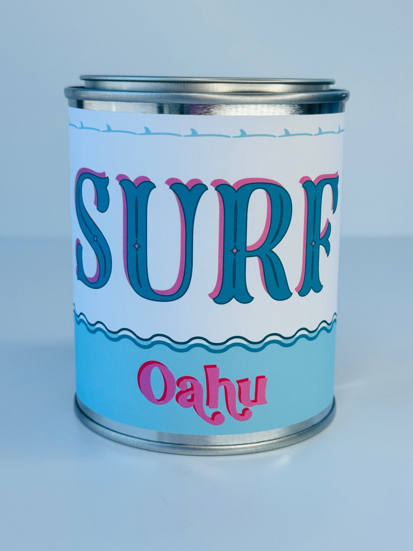 Surf Oahu - Paint Tin Candle