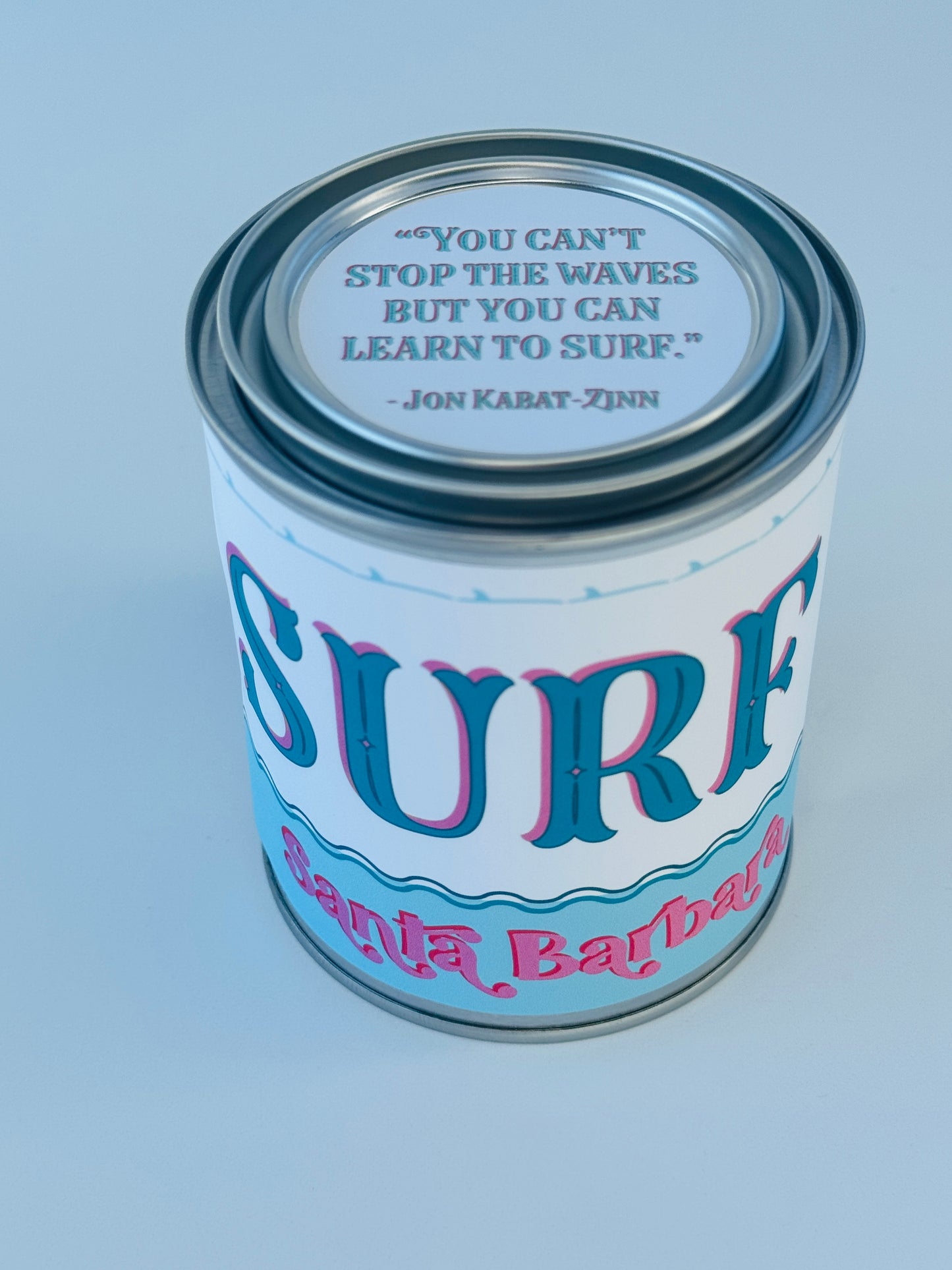 Surf Santa Barbara - Paint Tin Candle