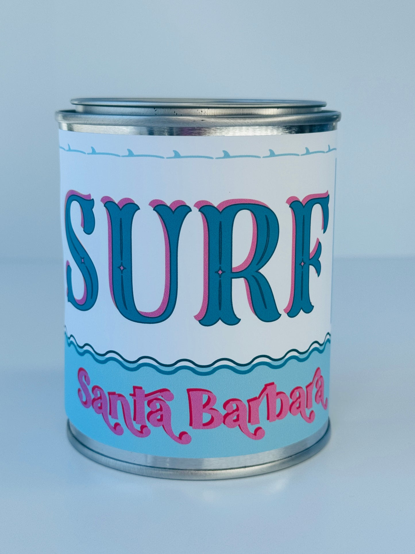 Surf Santa Barbara - Paint Tin Candle