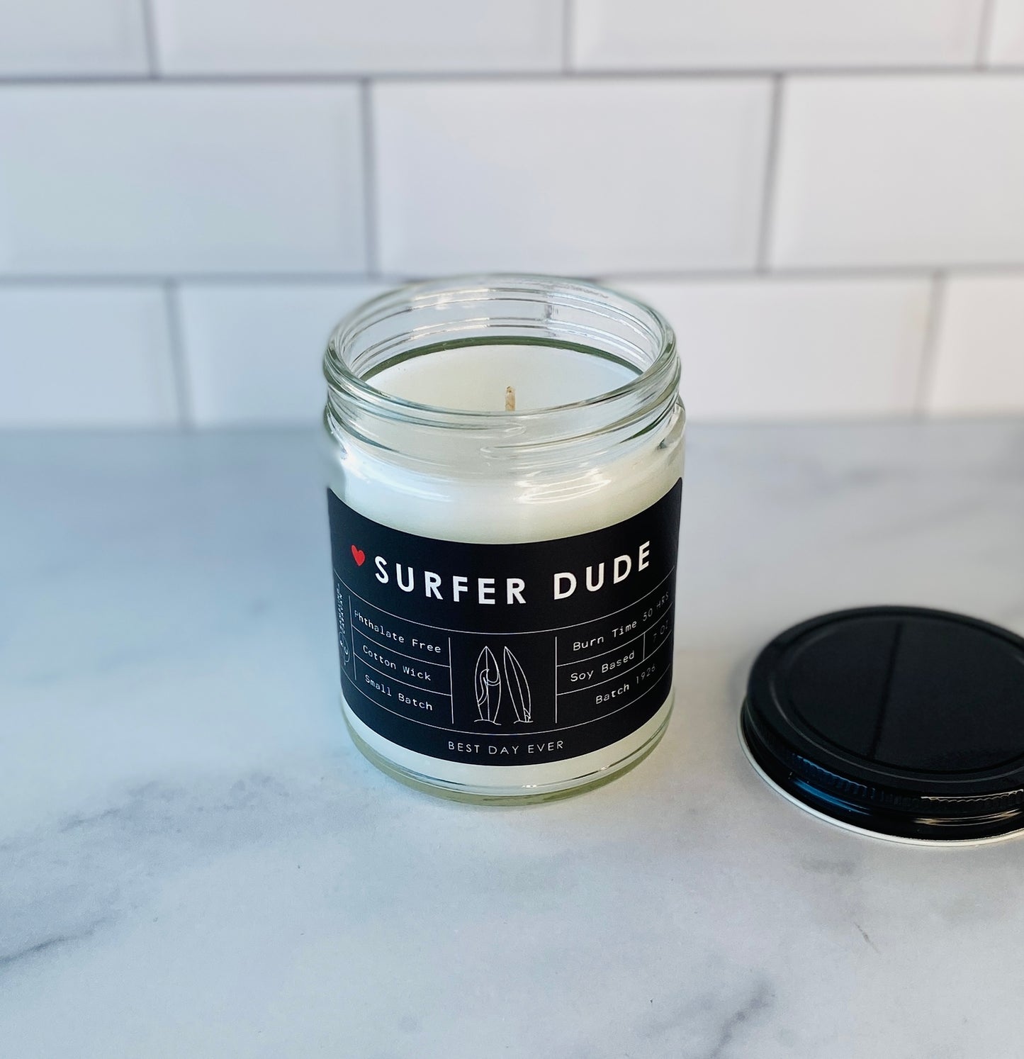 Surfer Dude Candle