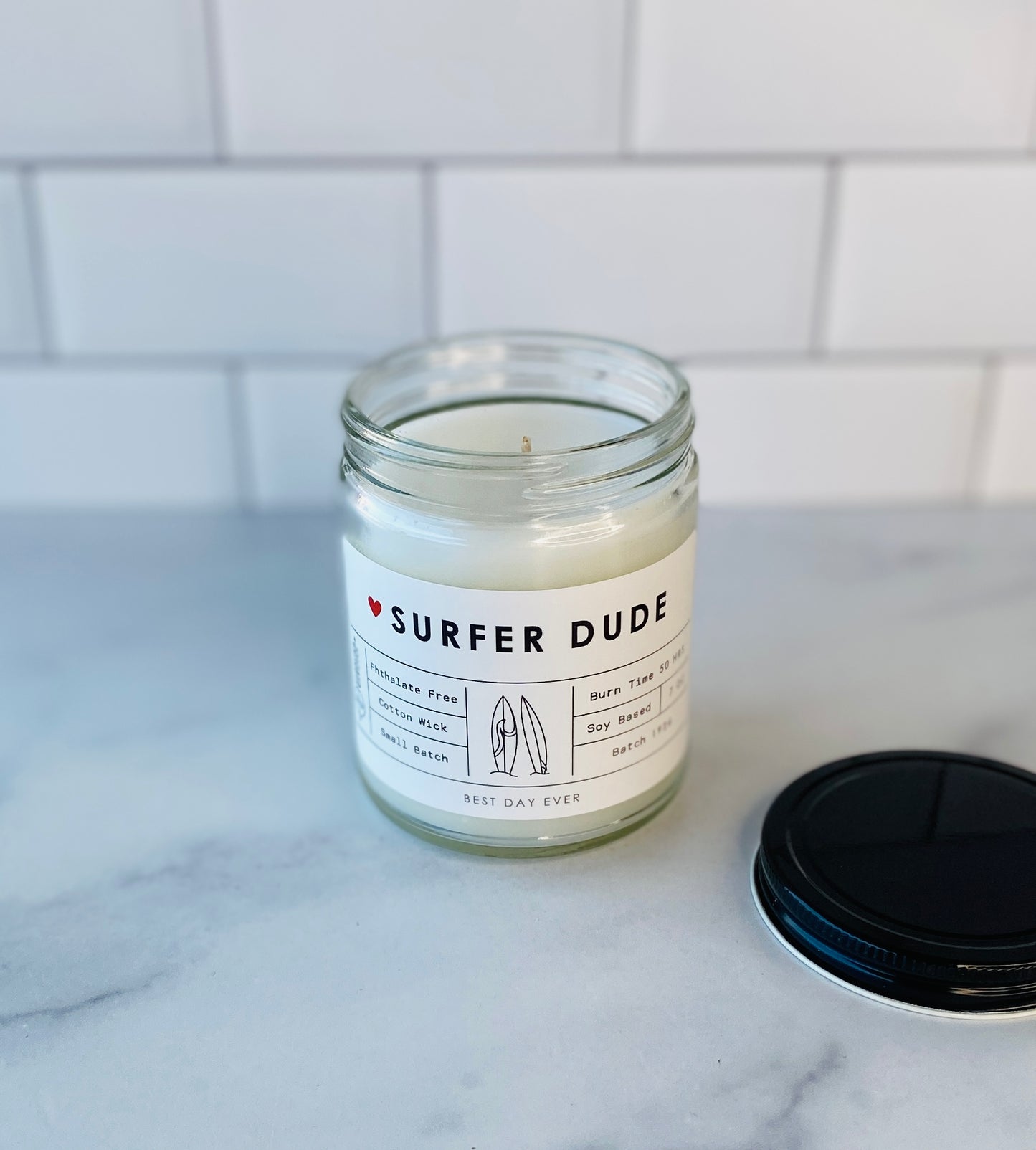 Surfer Dude Candle