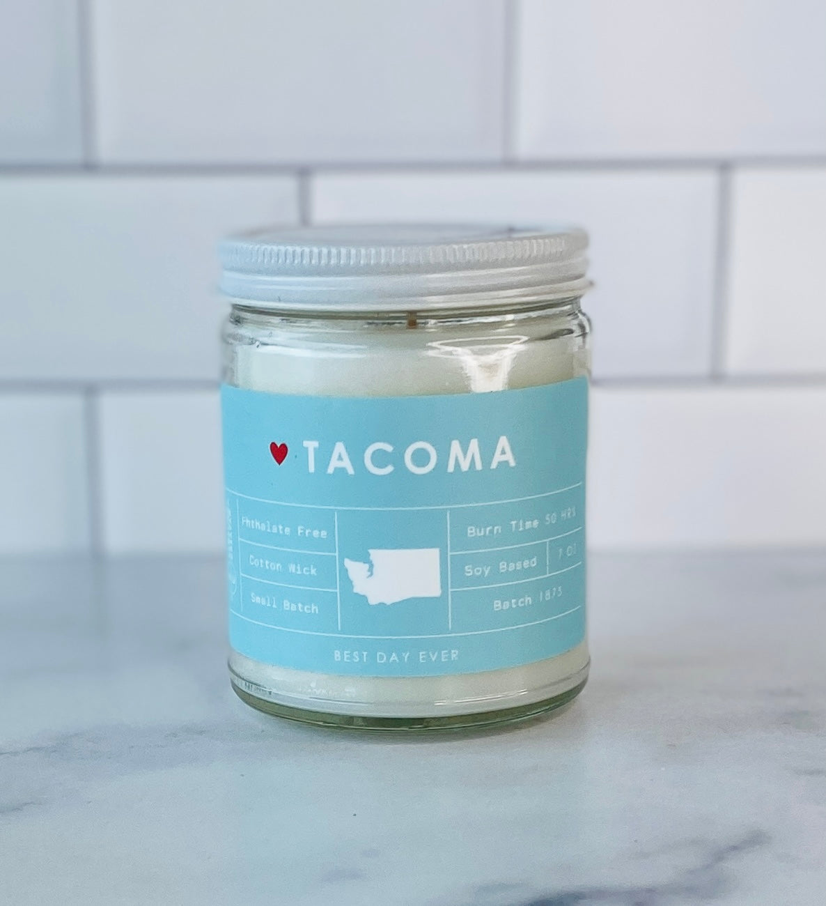 Tacoma, WA Candle