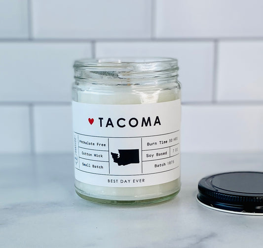 Tacoma, WA Candle