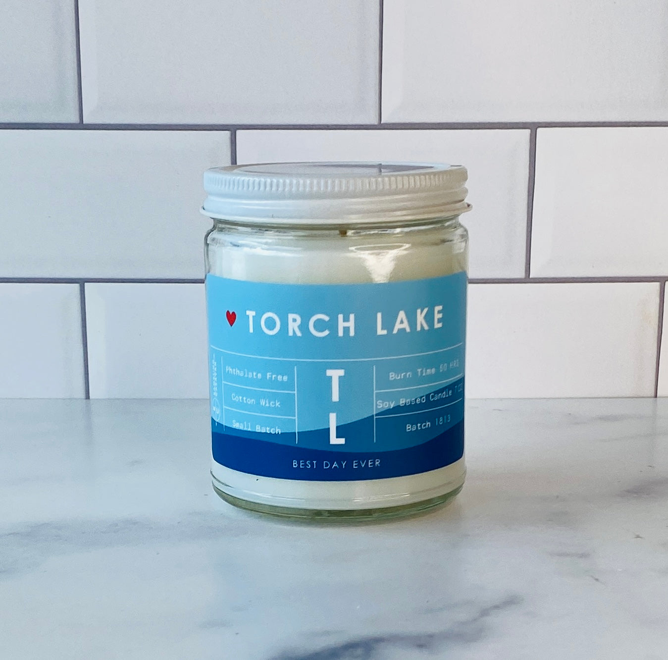 Torch Lake, MI Candle