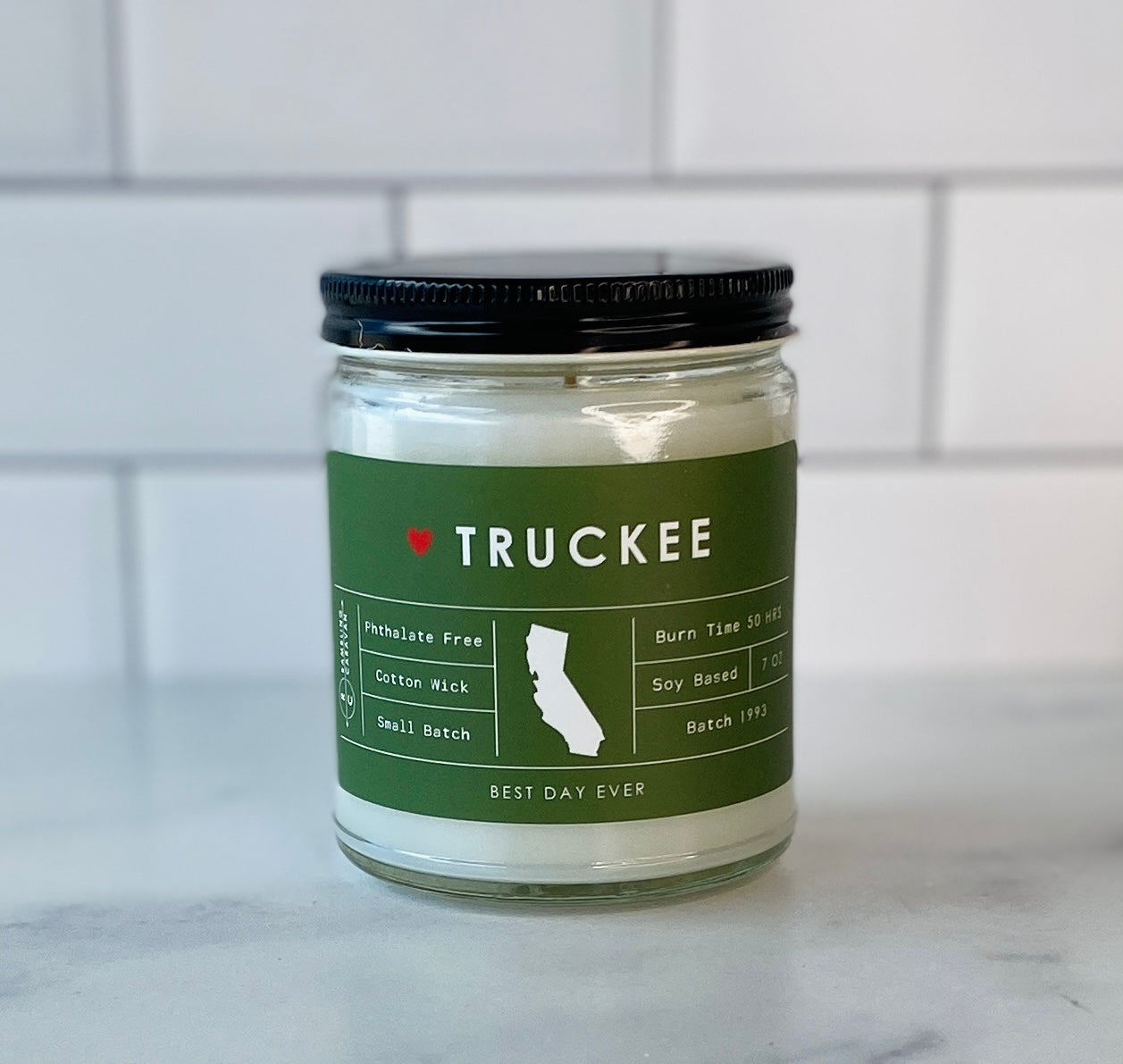 Truckee, CA Candle