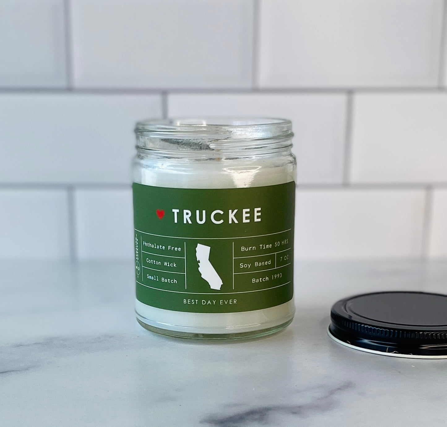Truckee, CA Candle