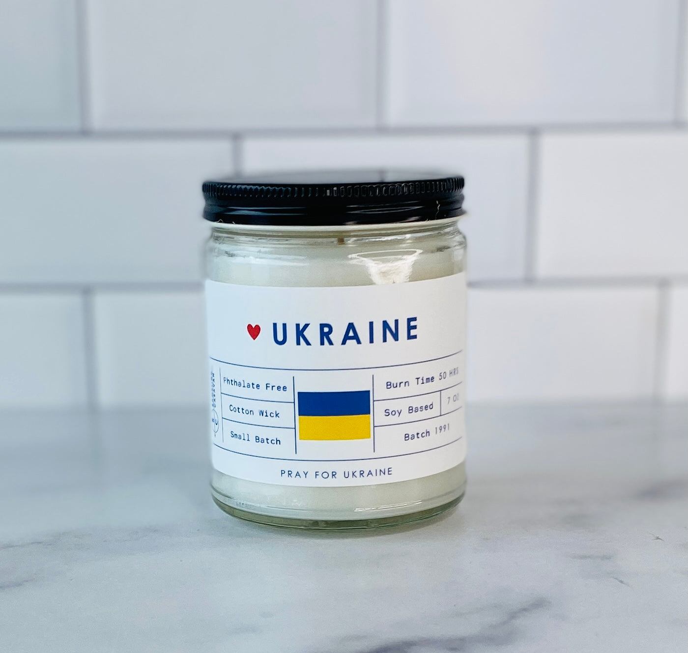 Ukraine Candle