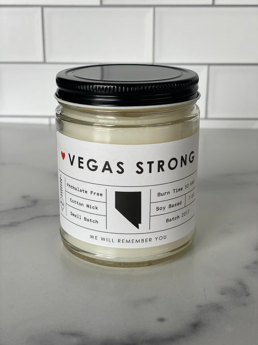 Vegas Strong Candle