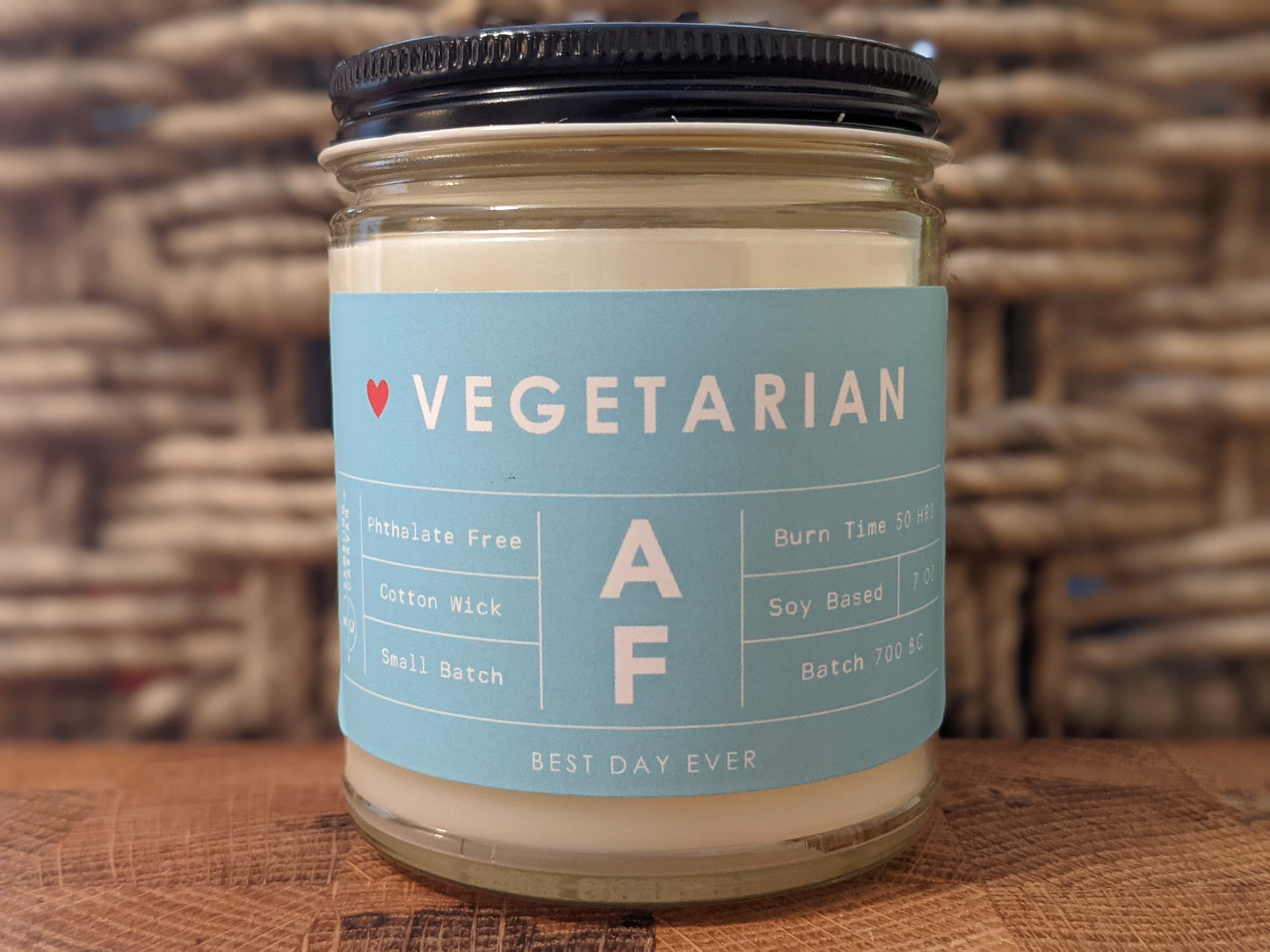 Vegetarian AF Candle