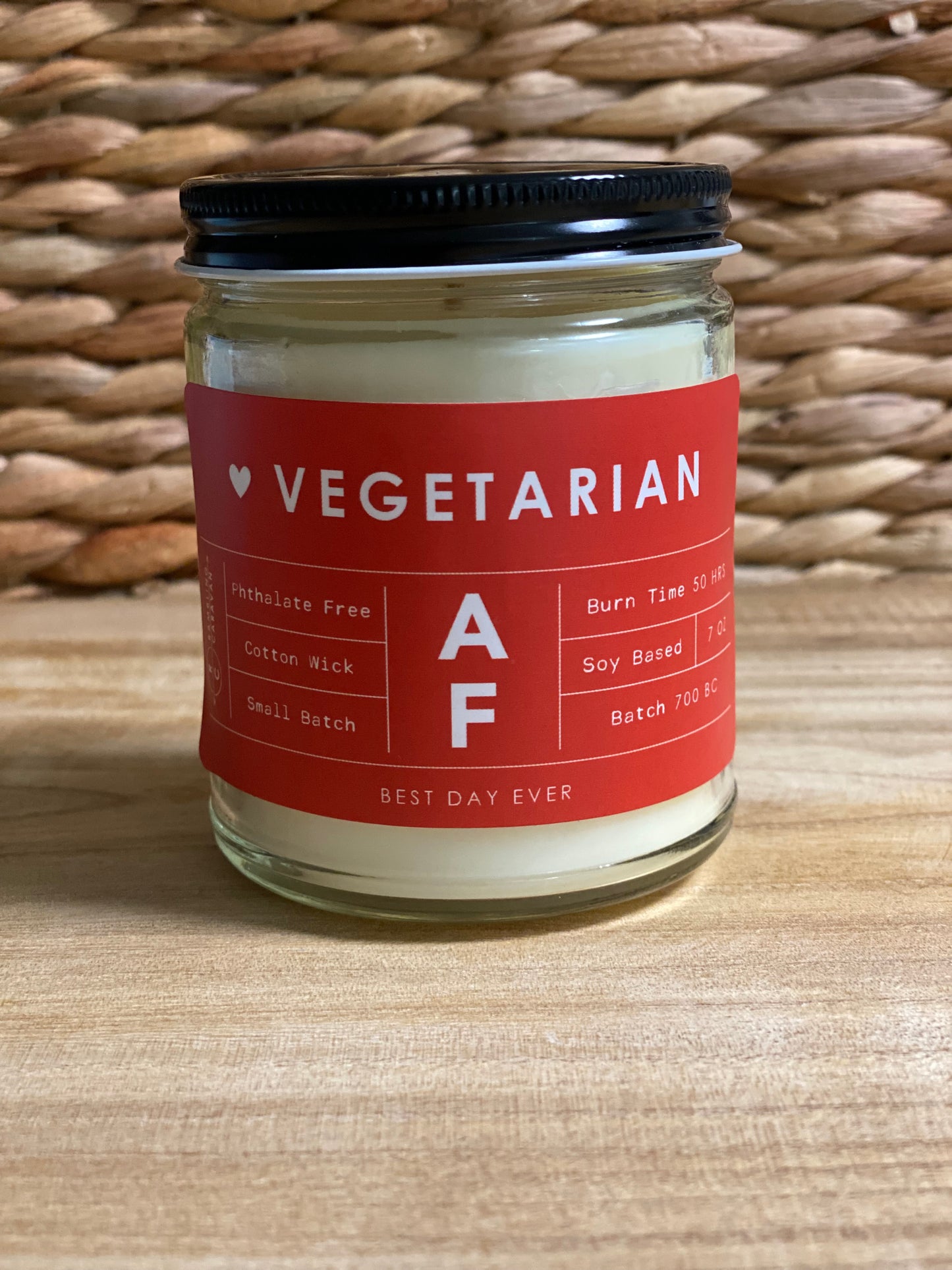 Vegetarian AF Candle