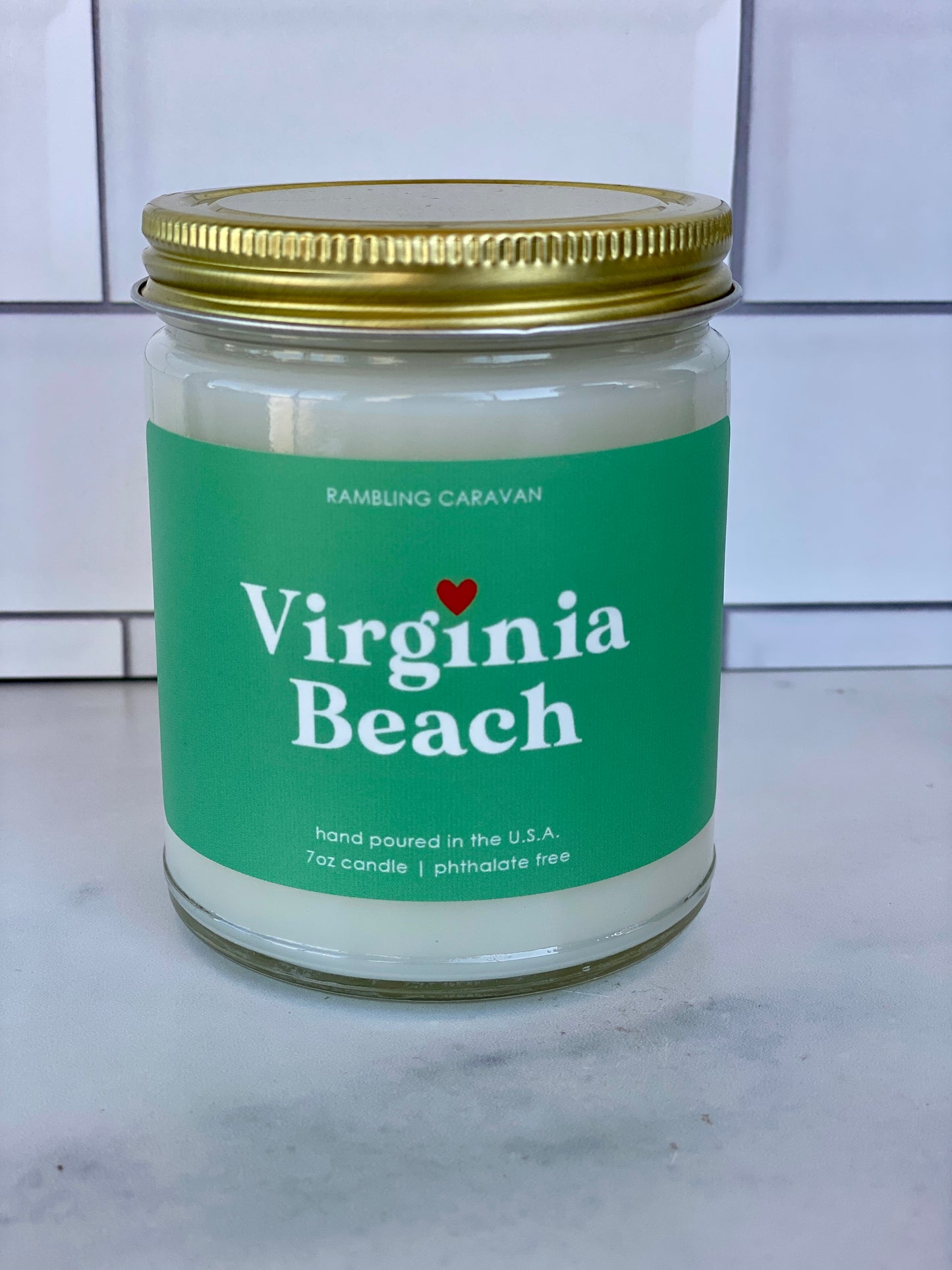Virginia Beach, VA (modern) Candle